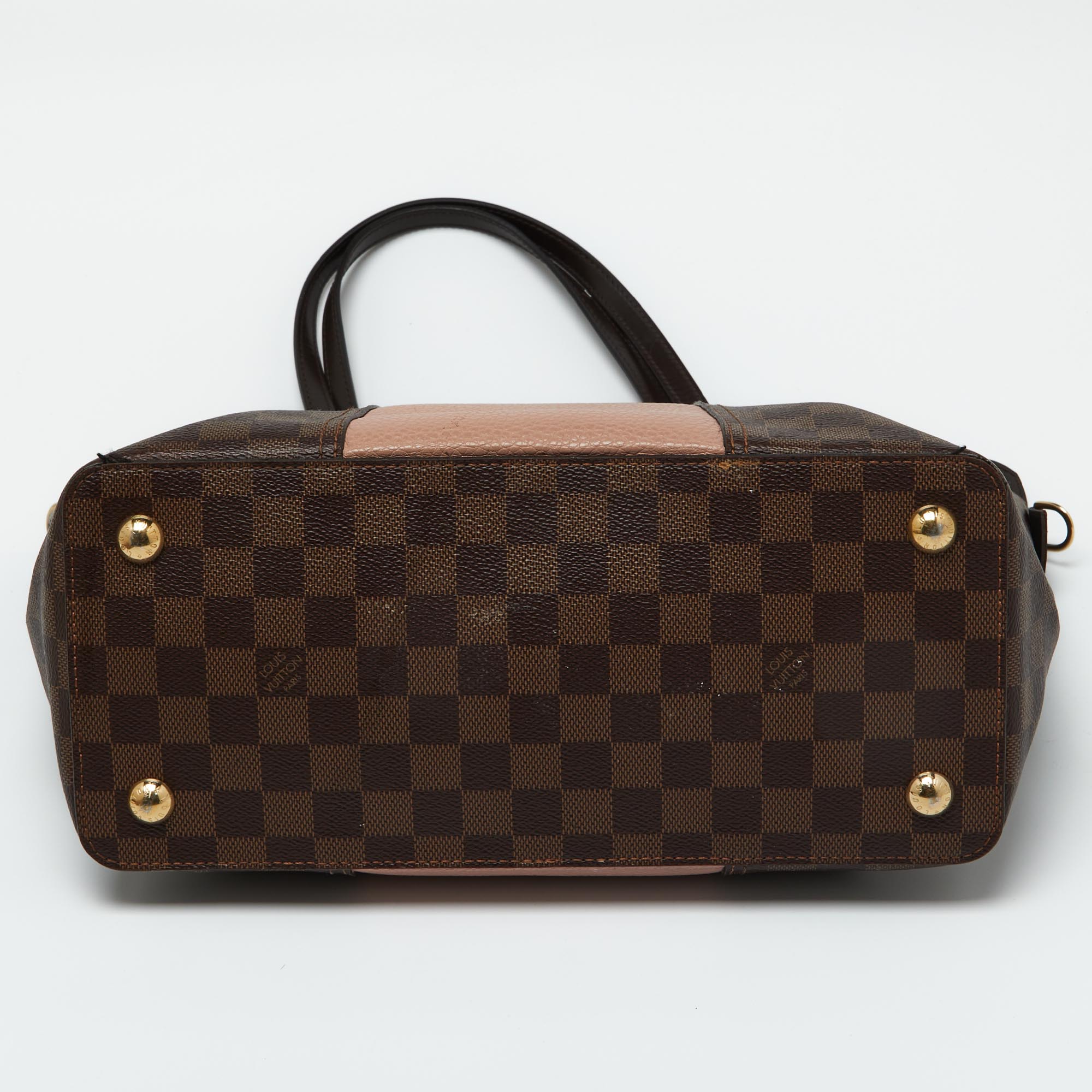 Louis Vuitton Magnolia Damier Ebene Canvas And Taurillon Leather Jersey Bag