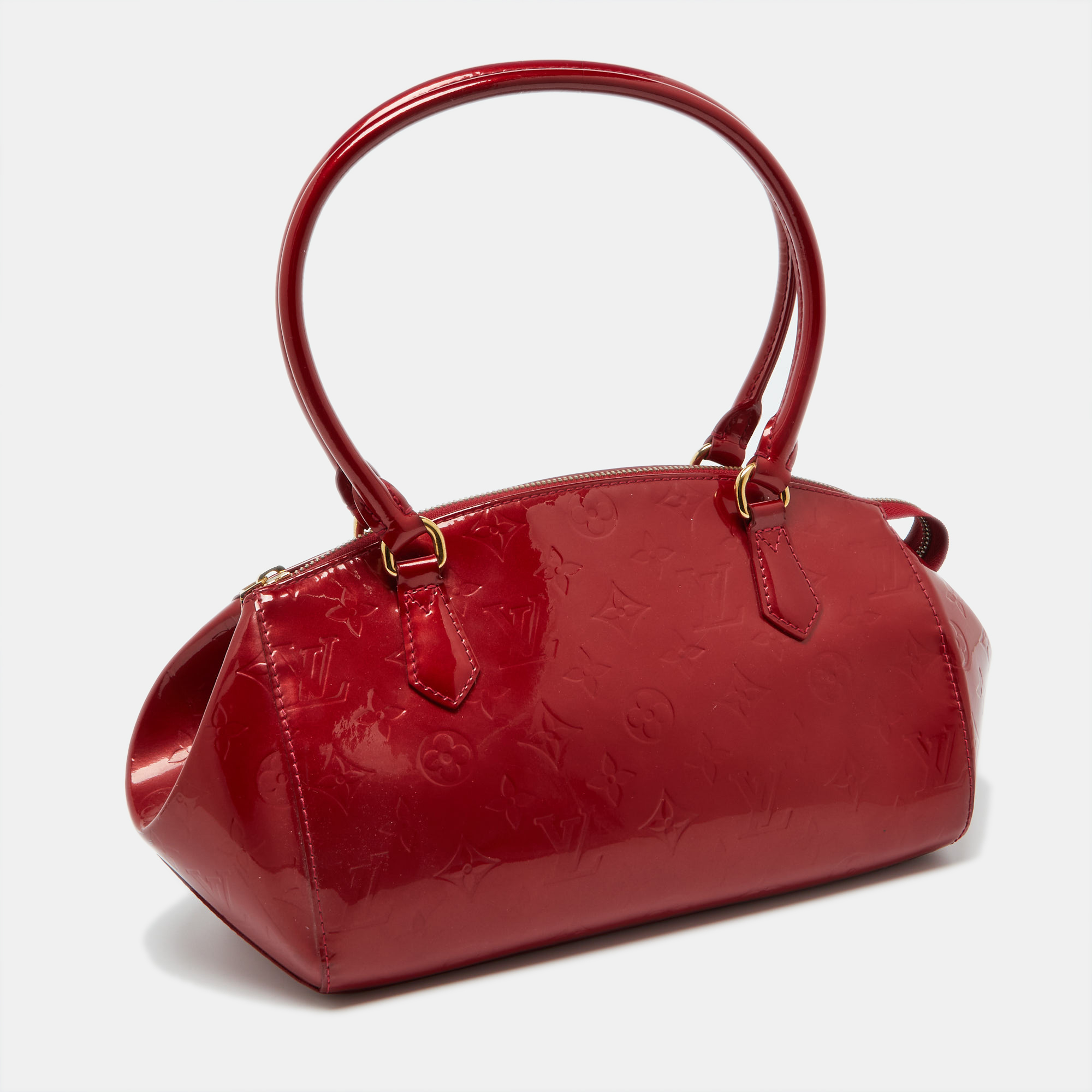 Louis Vuitton Pomme D’Amour Monogram Vernis Sherwood PM Bag