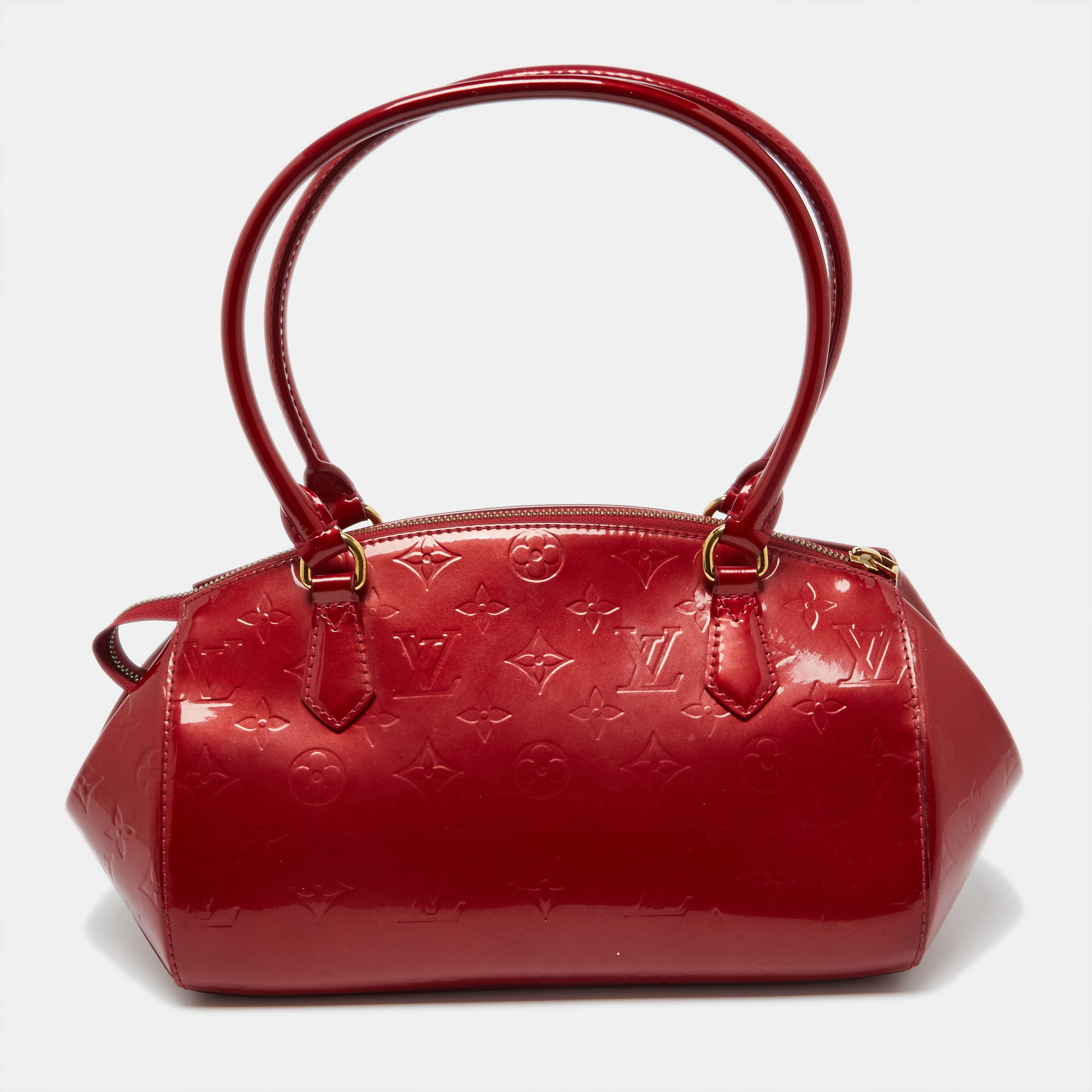 Louis Vuitton Pomme D’Amour Monogram Vernis Sherwood PM Bag