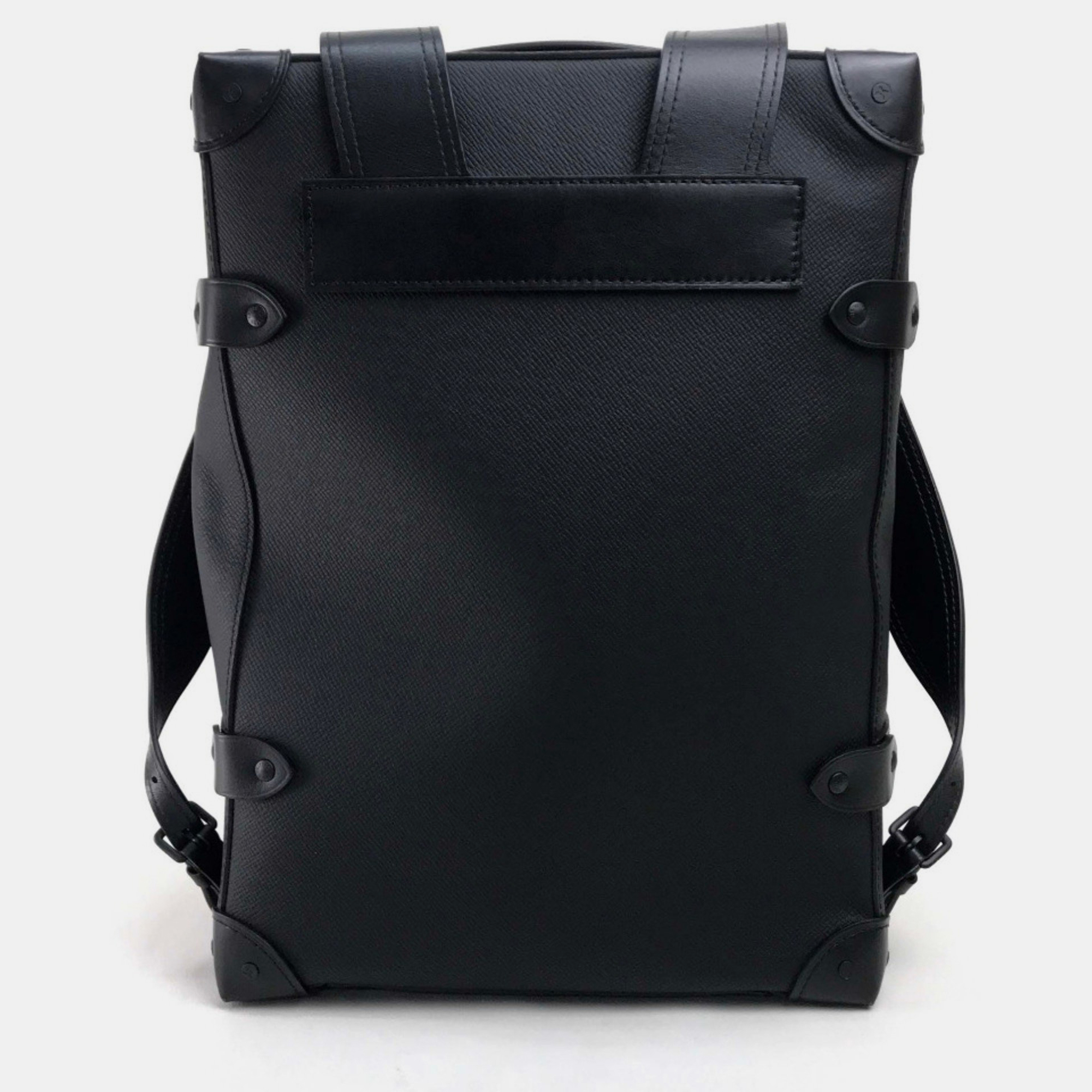 Louis Vuitton Black Leather Taiga Rainbow Backpack