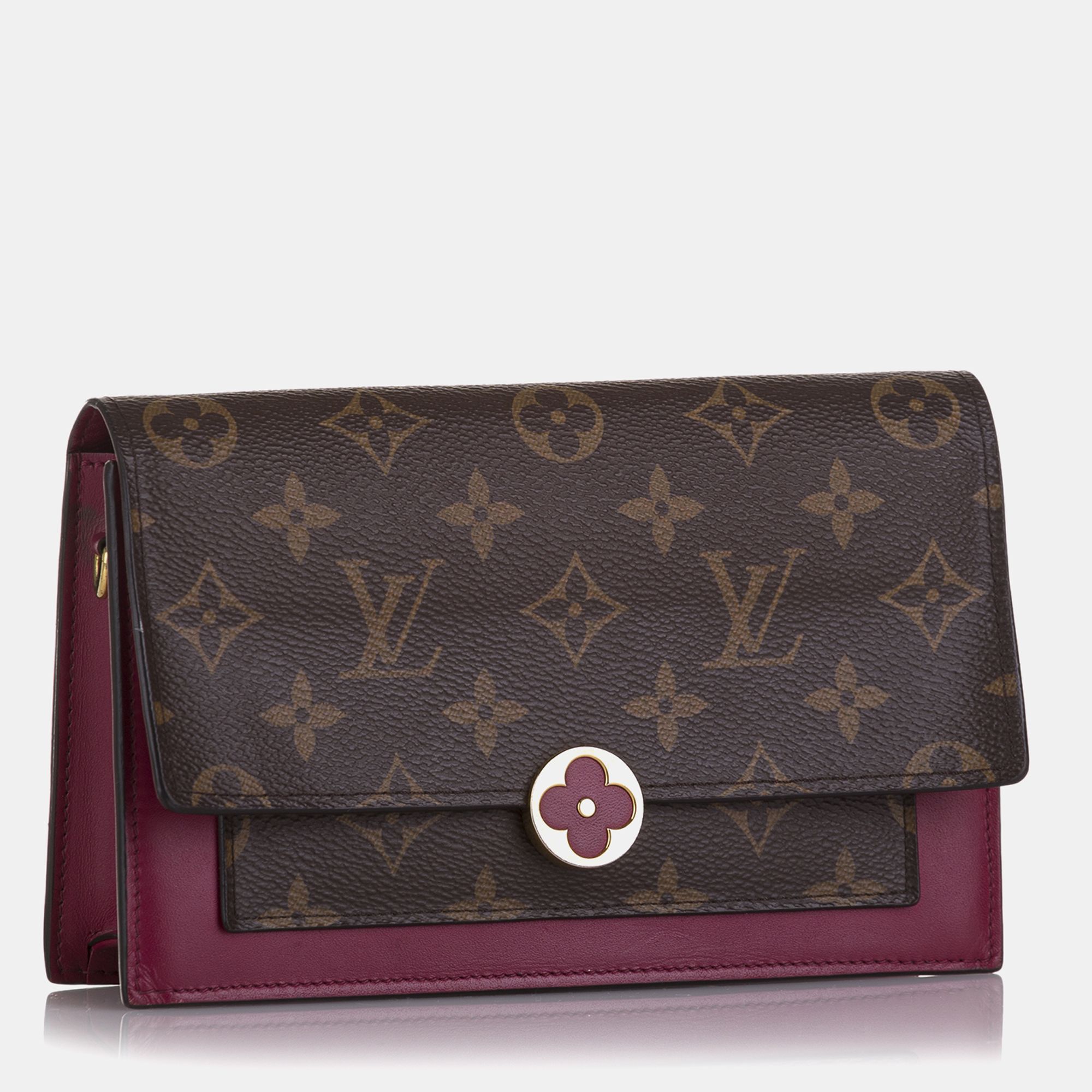 Louis Vuitton Monogram Flore Wallet On Chain