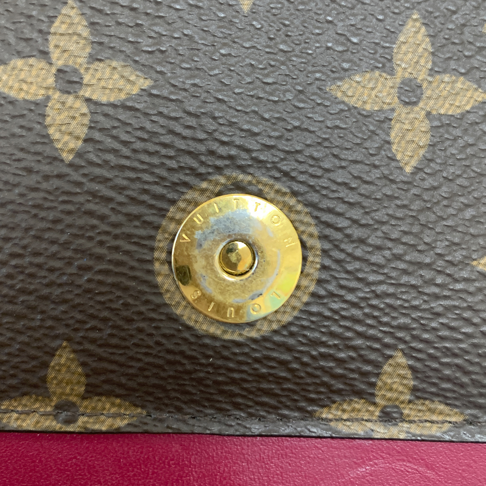 Louis Vuitton Monogram Flore Wallet On Chain