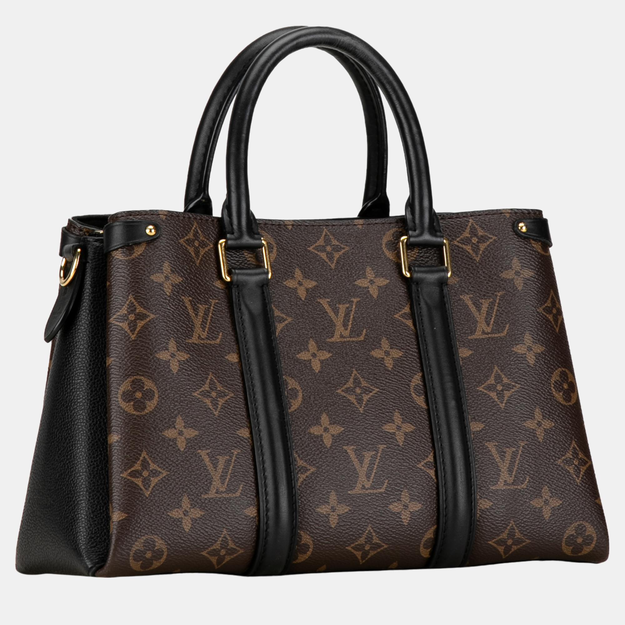 Louis Vuitton Brown Monogram Soufflot BB