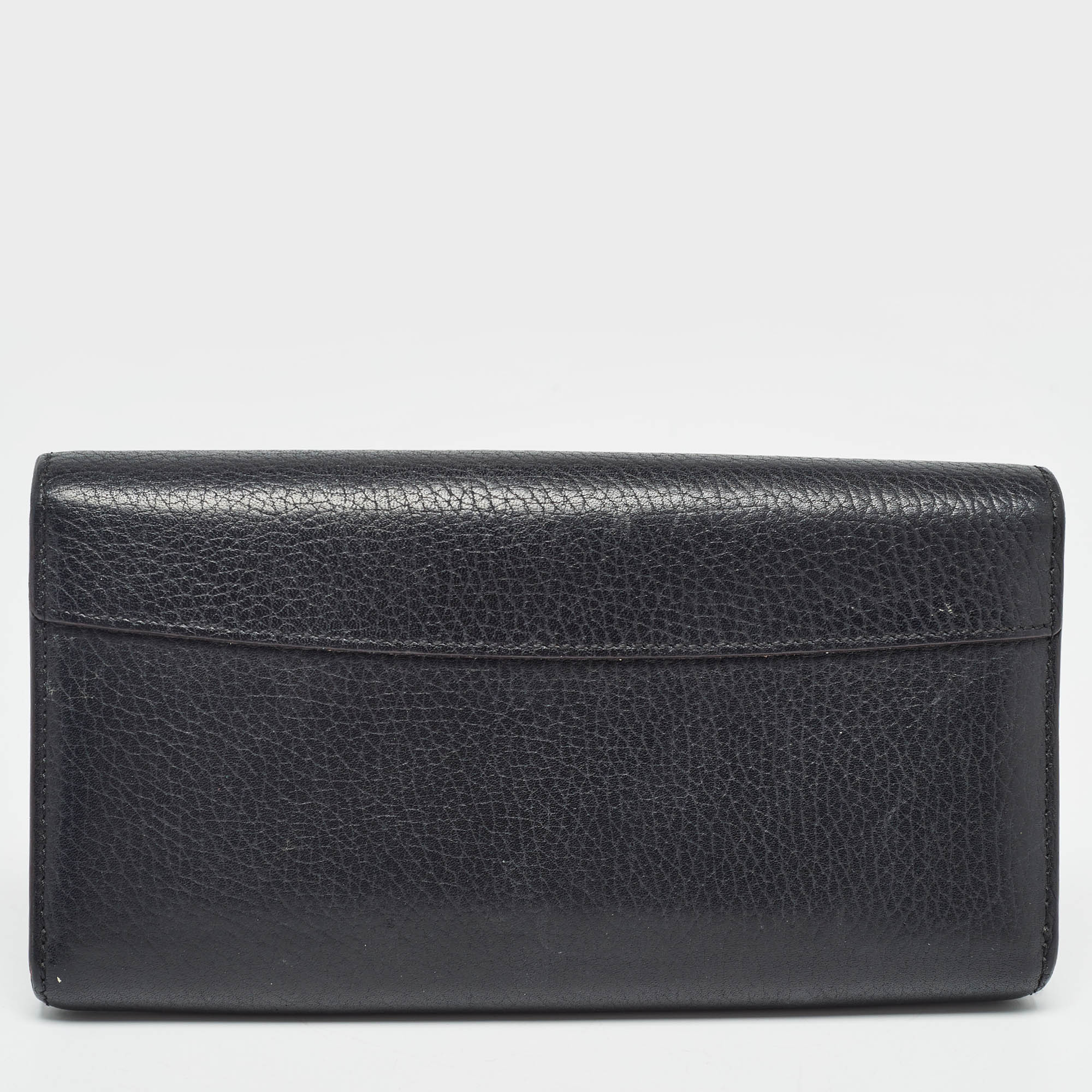 Louis Vuitton Black Taurillon Leather Capucines Wallet