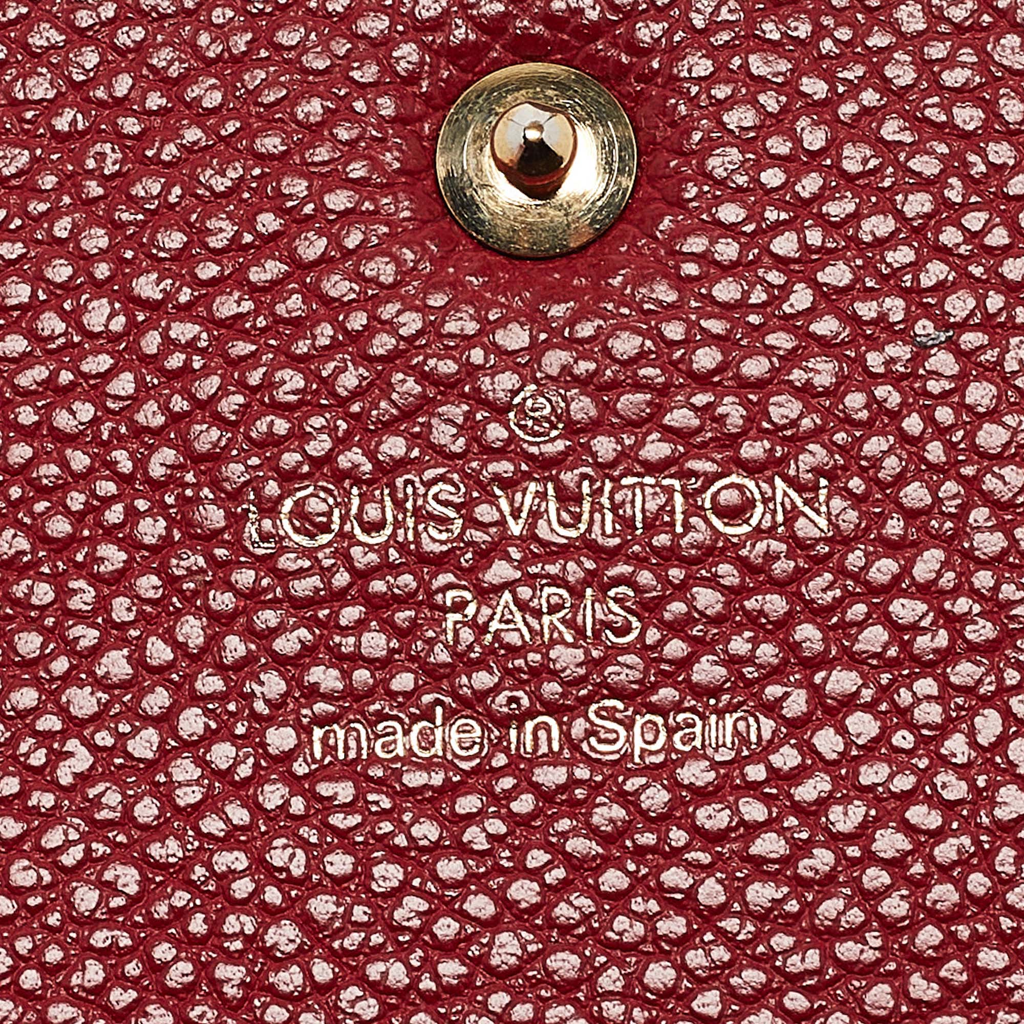 Louis Vuitton Aurore Monogram Empreinte Leather Sarah Wallet