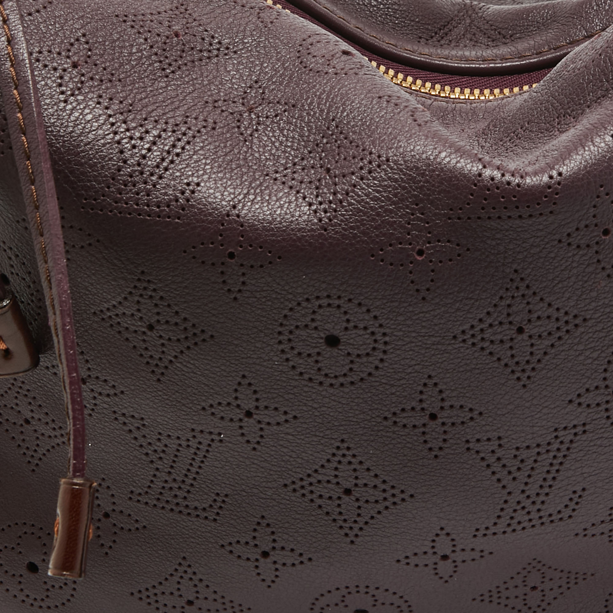 Louis Vuitton Aubergine Monogram Mahina Leather Onatah GM Bag