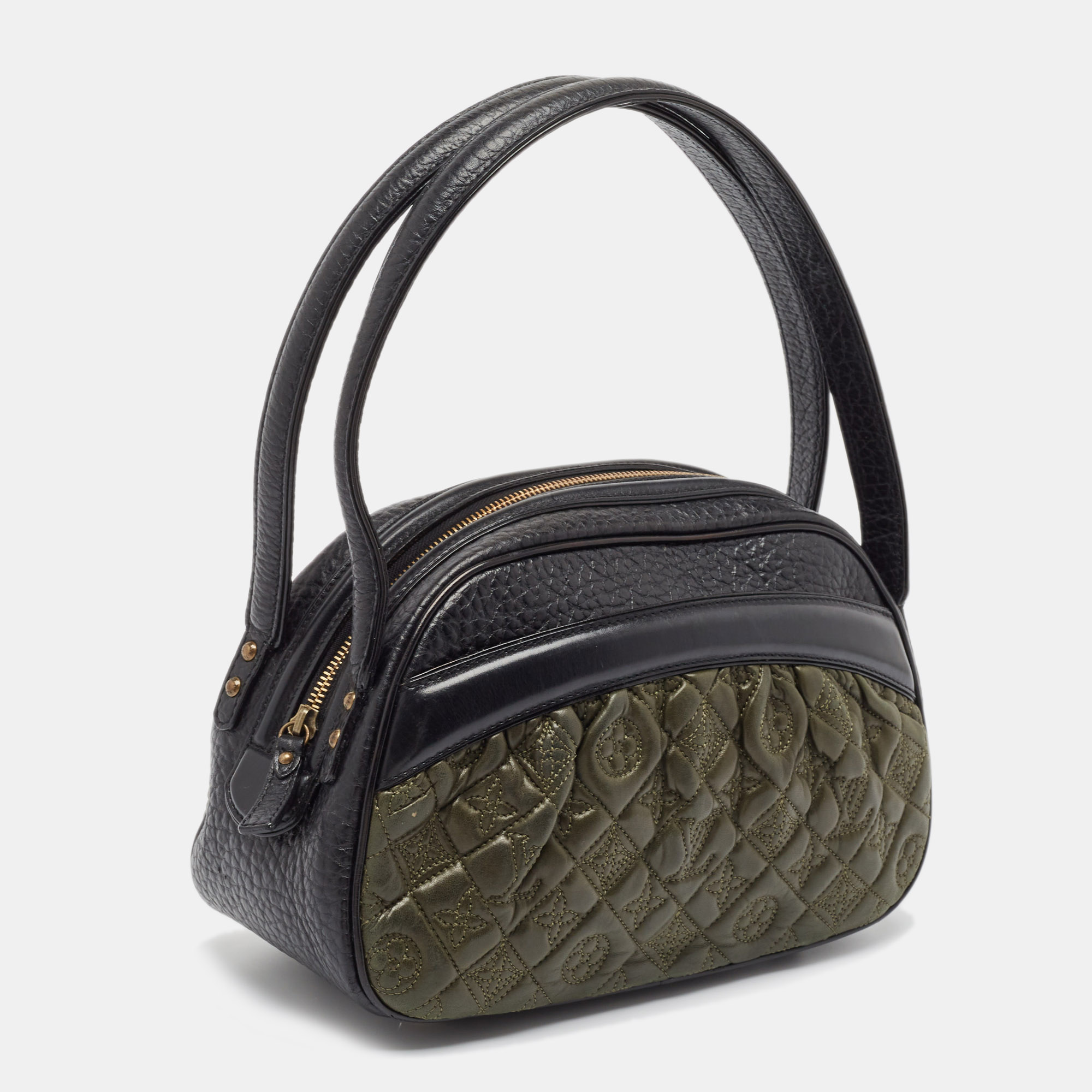 Louis Vuitton Olive Monogram Leather Mizi Vienna Bag