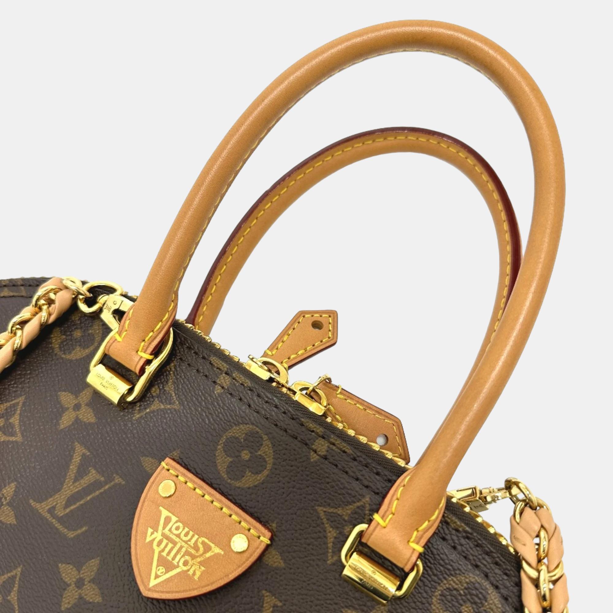 Louis Vuitton Brown Monogram Canvas Moon Alma Satchel