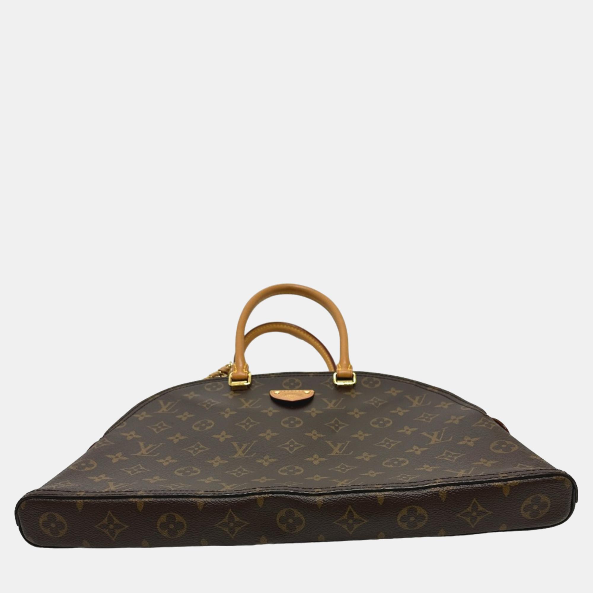 Louis Vuitton Brown Monogram Canvas Moon Alma Satchel