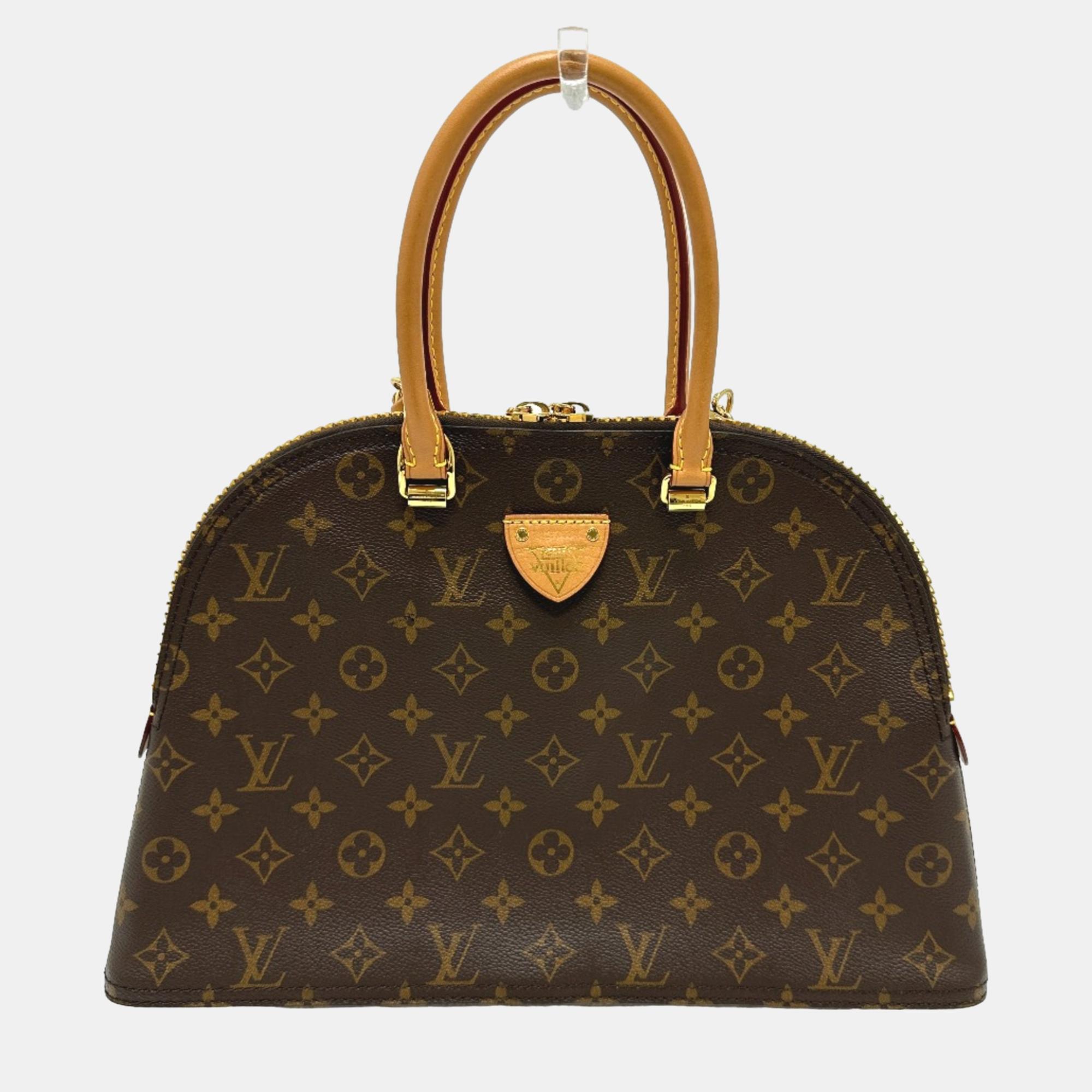 Louis Vuitton Brown Monogram Canvas Moon Alma Satchel