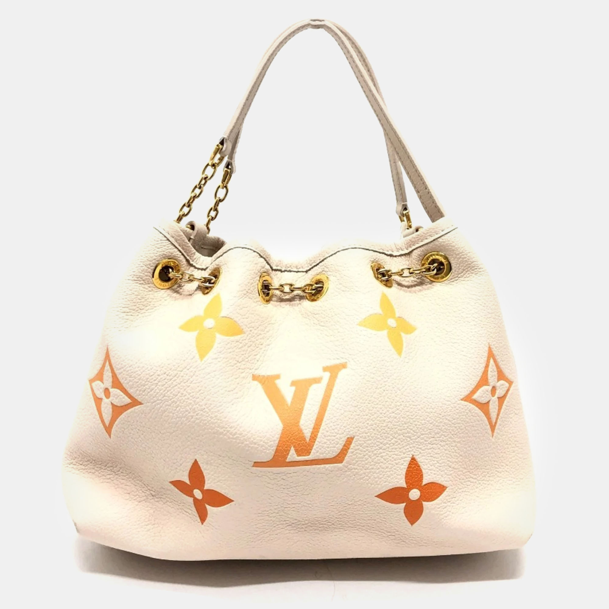 Louis Vuitton Beige Empreinte Leather Degradé Monogram Giant Empreinte Summer Bundle Top Handle Bag