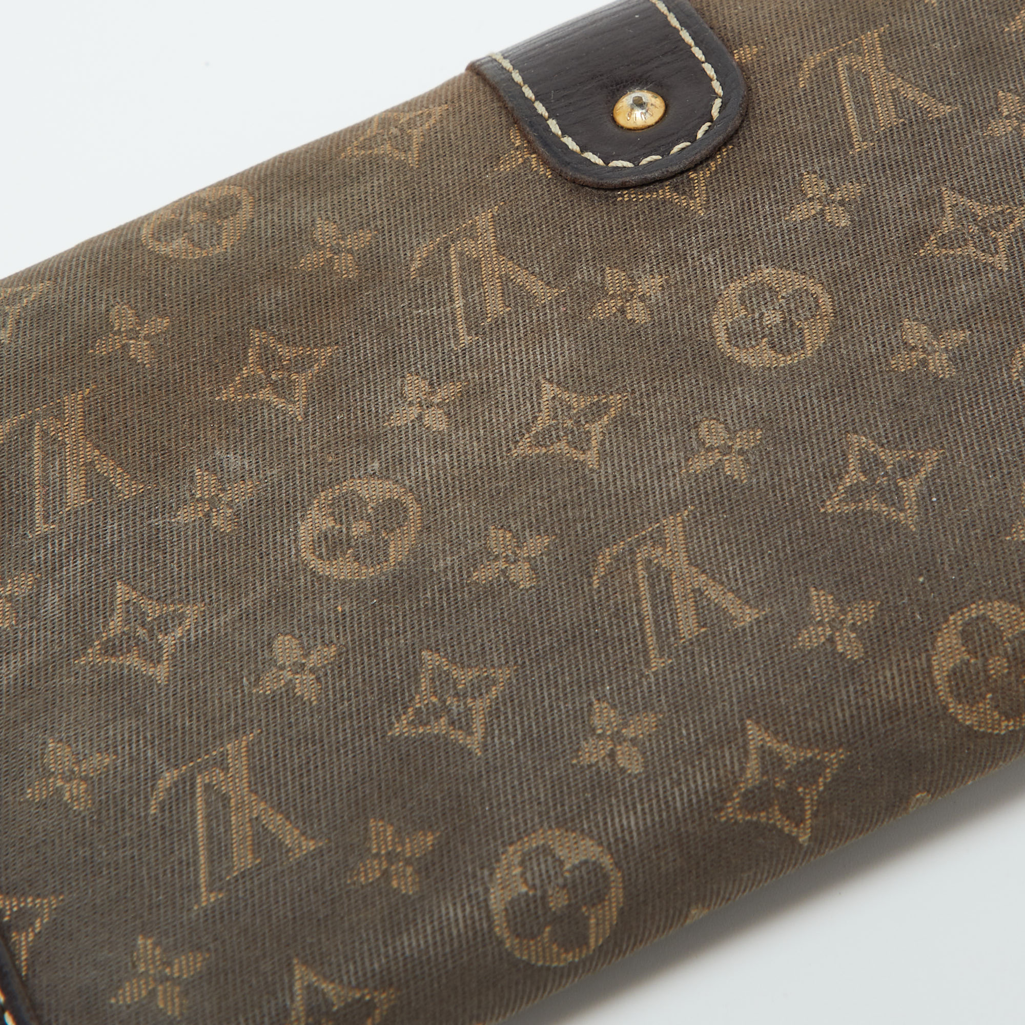 Louis Vuitton Brown Monogram Idylle Canvas And Leather Sarah Wallet