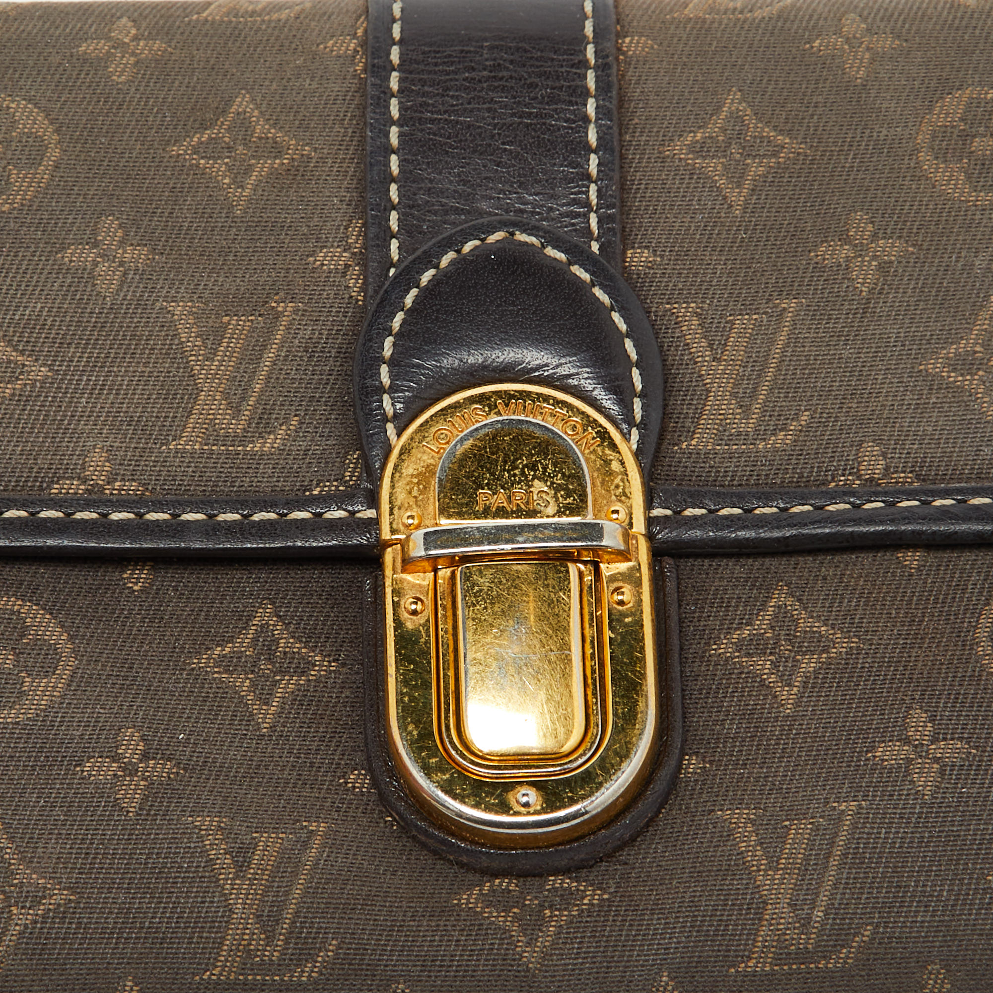 Louis Vuitton Brown Monogram Idylle Canvas And Leather Sarah Wallet