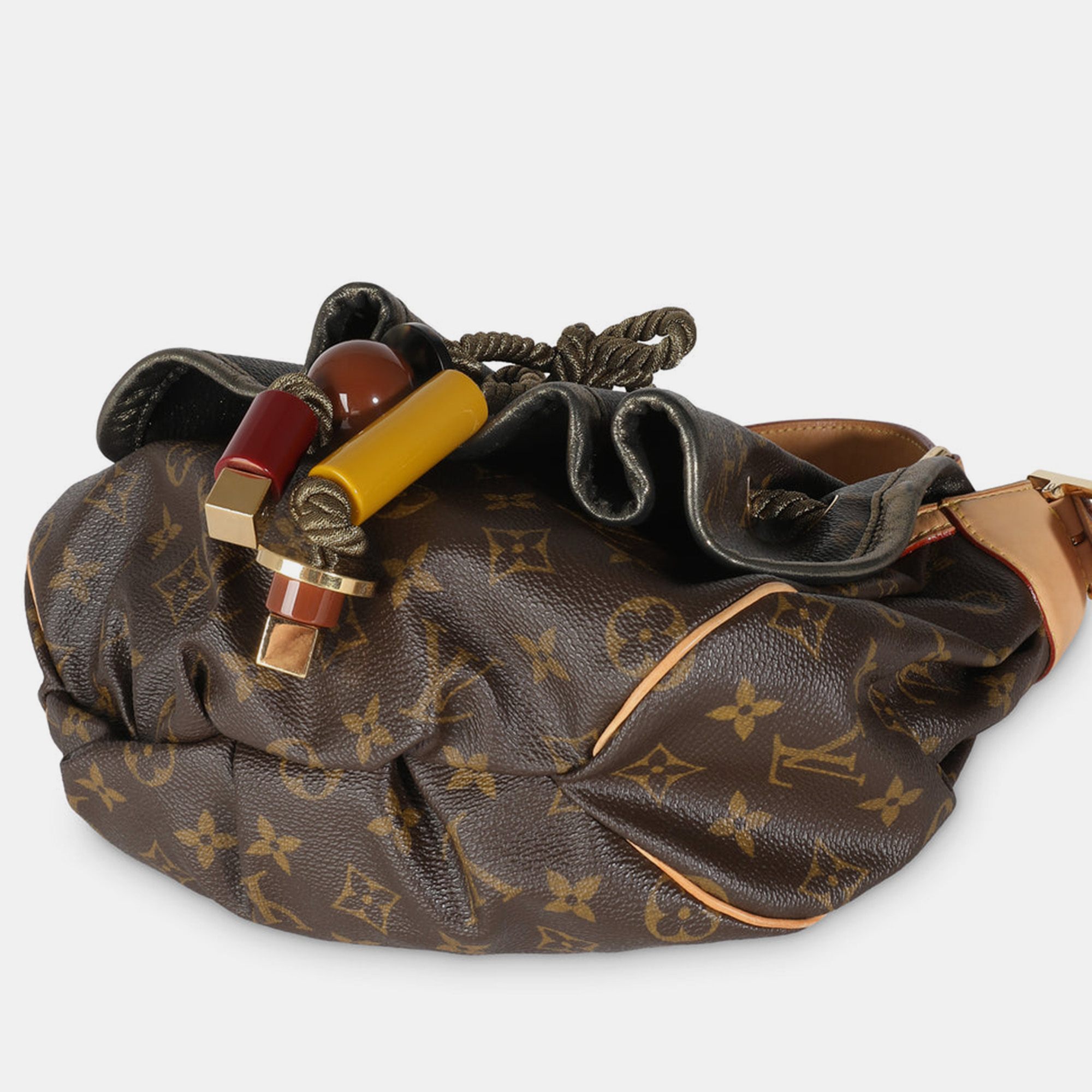 Louis Vuitton Brown Monogram Canvas Kalahari PM Hobo Bag