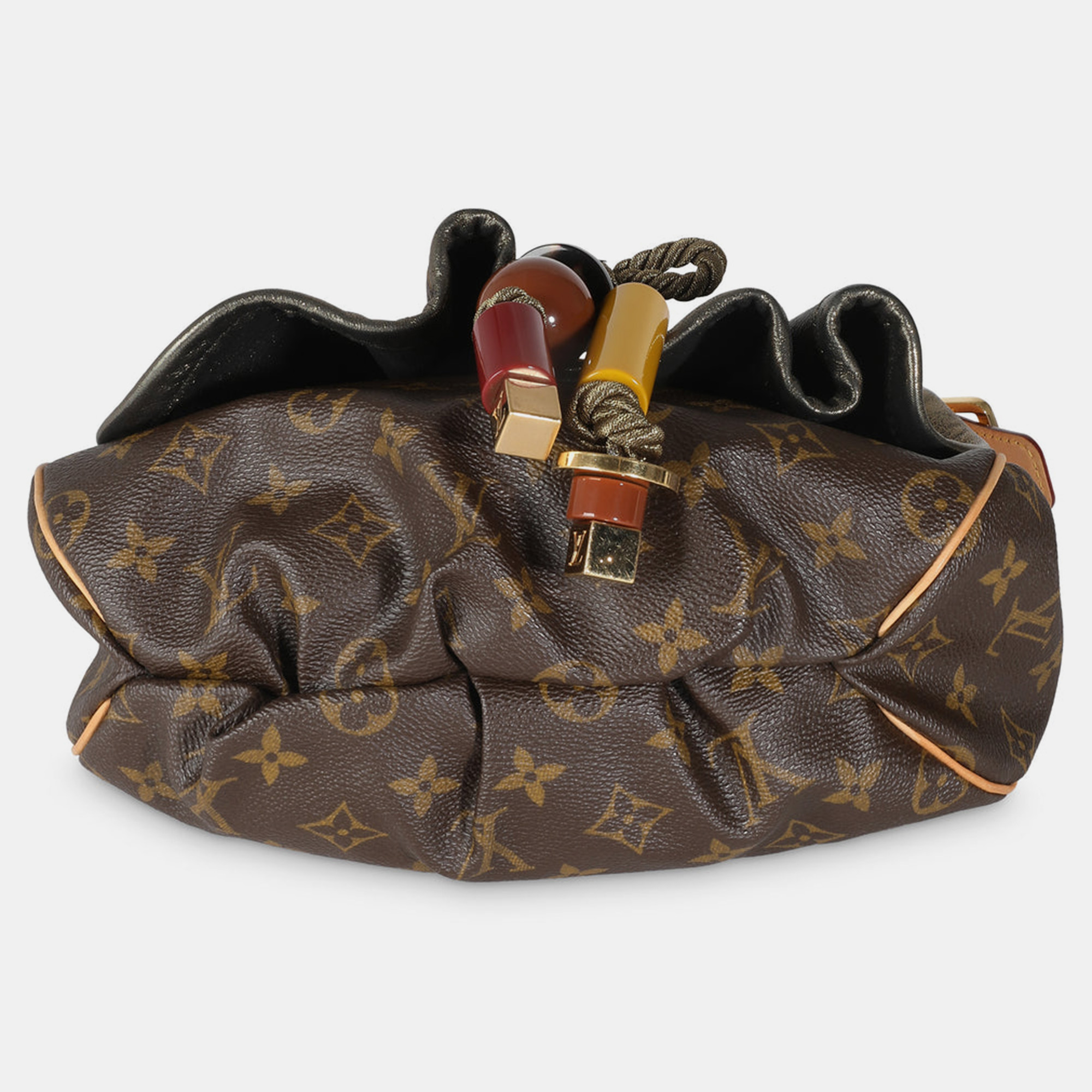 Louis Vuitton Brown Monogram Canvas Kalahari PM Hobo Bag