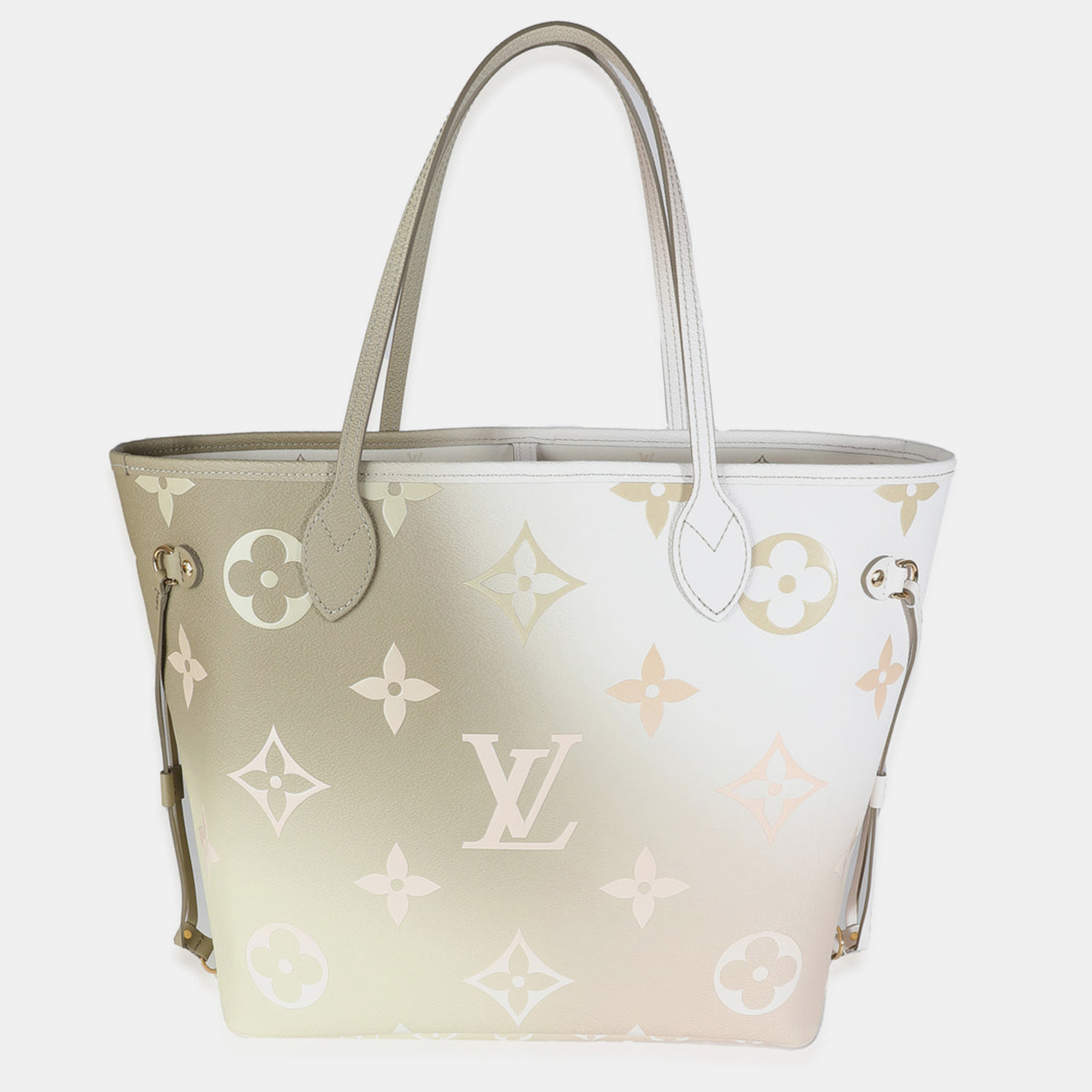 Louis Vuitton Khaki Monogram Giant Spring In The City Canvas Neverfull MM Tote Bag