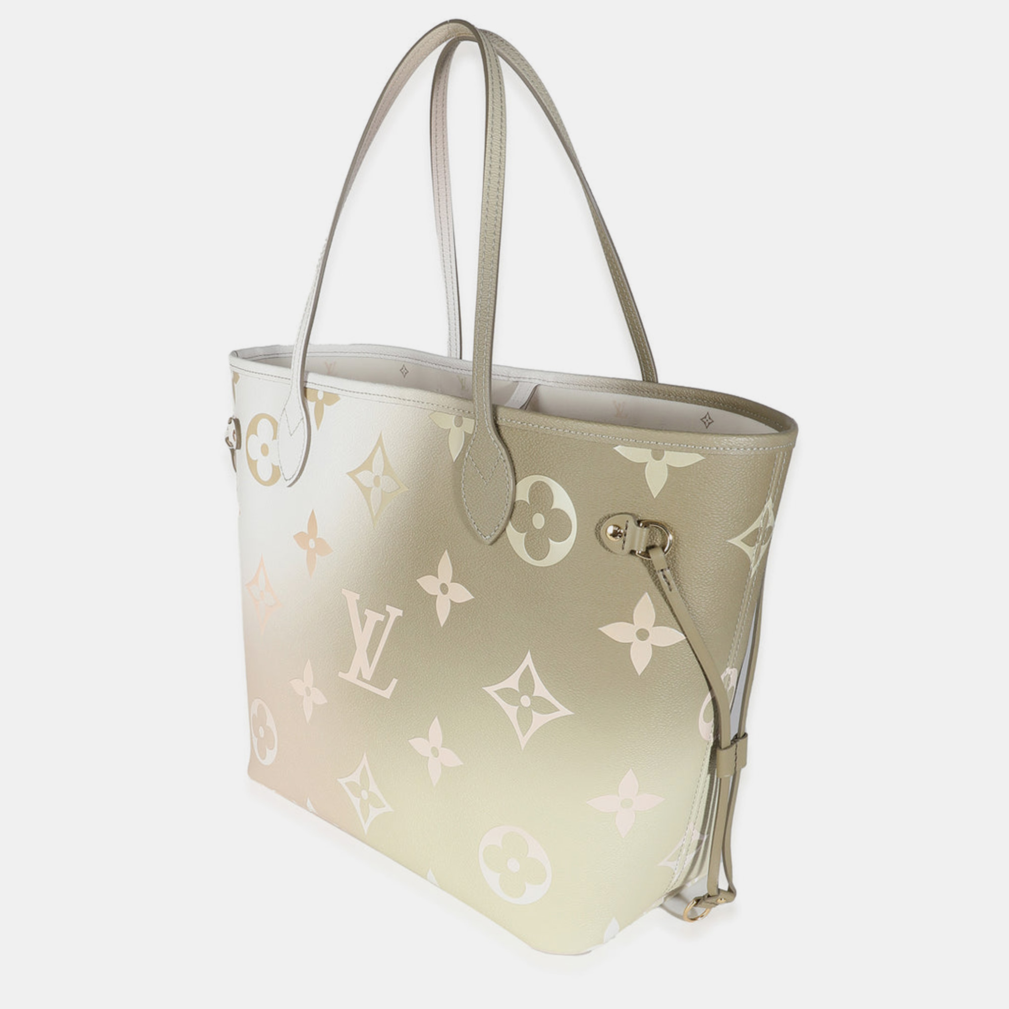 Louis Vuitton Khaki Monogram Giant Spring In The City Canvas Neverfull MM Tote Bag