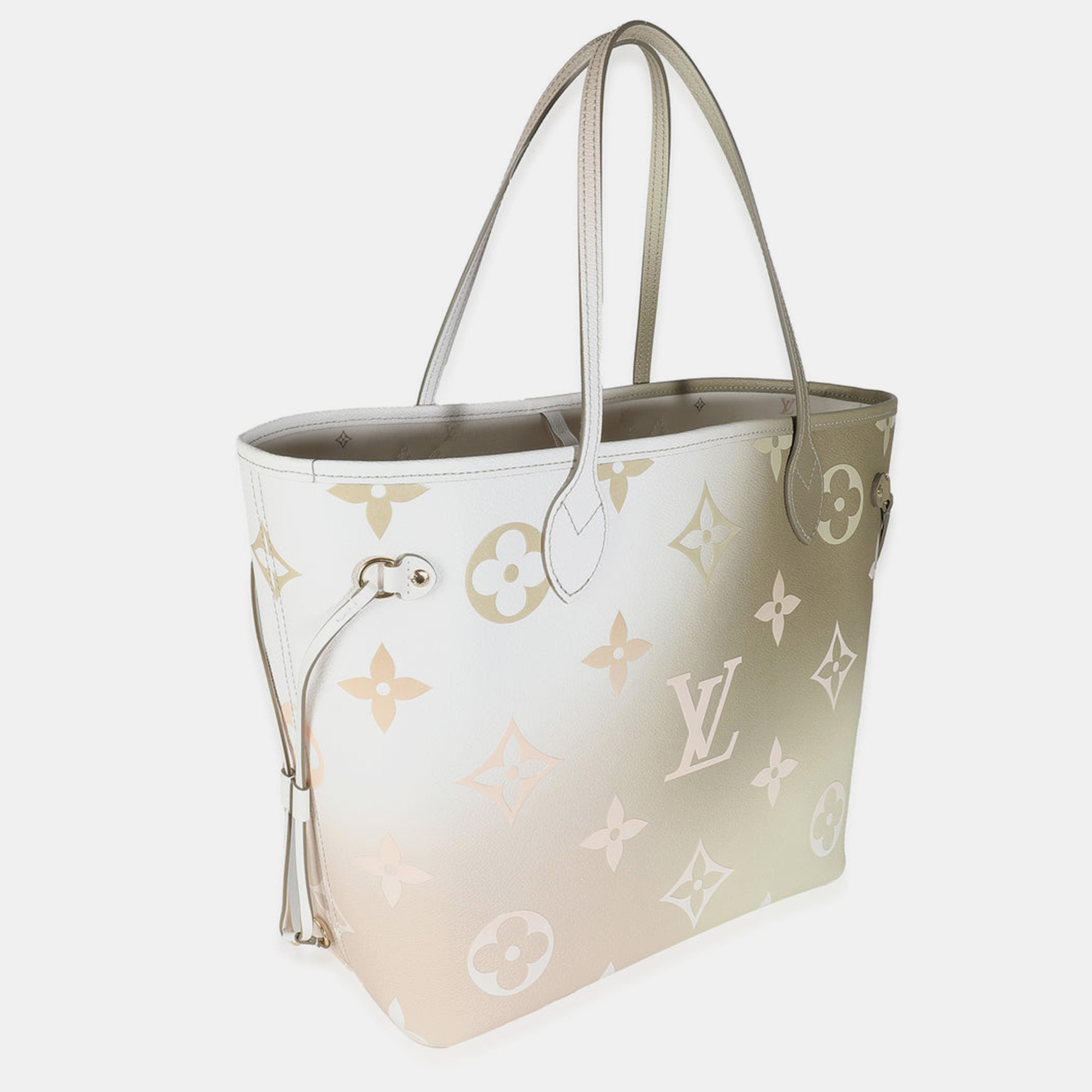 Louis Vuitton Khaki Monogram Giant Spring In The City Canvas Neverfull MM Tote Bag