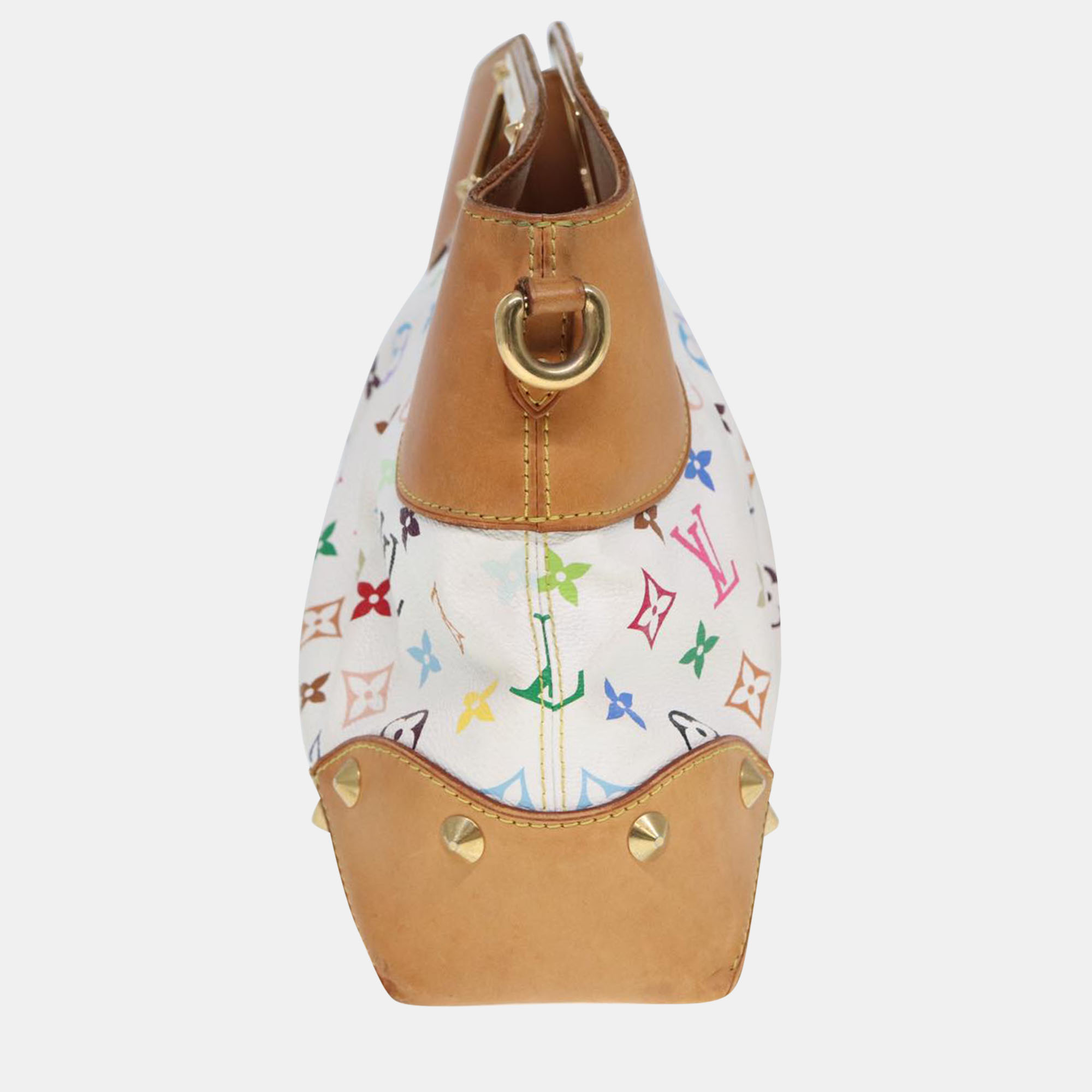 Louis Vuitton White Monogram Multicolor Canvas Judy Shoulder Bag