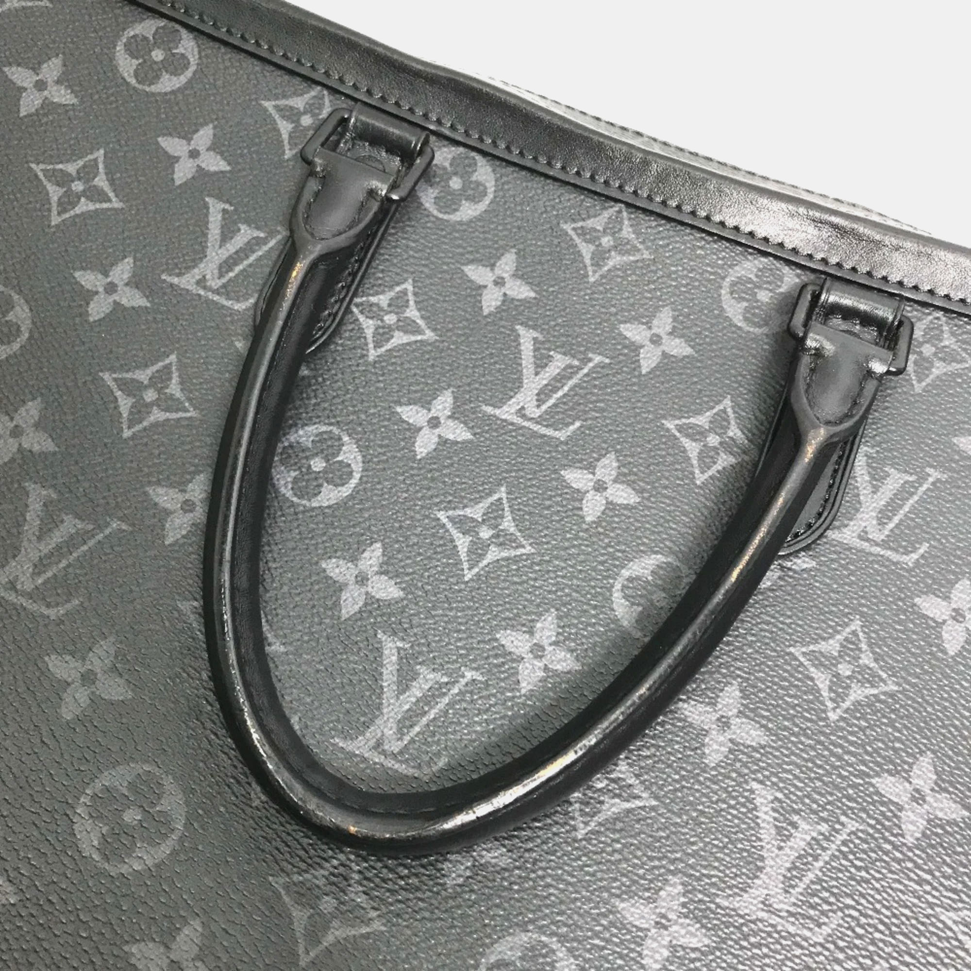 Louis Vuitton Black Monogram Eclipse Canvas Soft Trunk Briefcase Bag