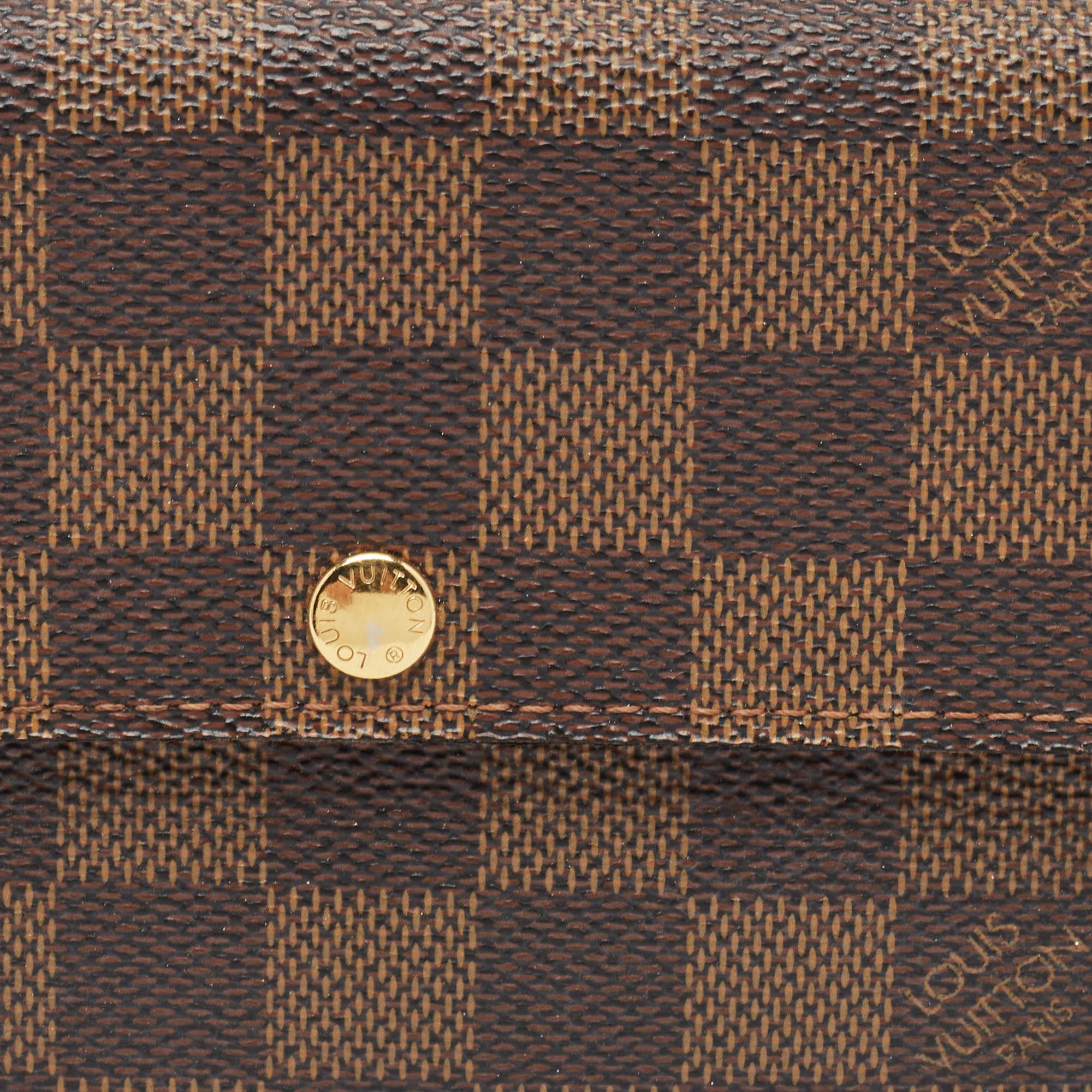 Louis Vuitton Damier Ebene Canvas Sarah Wallet