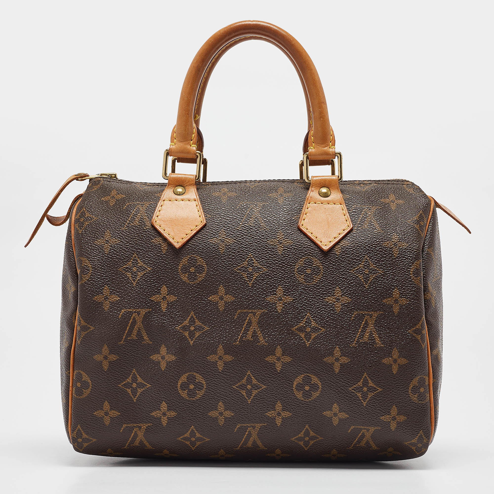 Louis Vuitton Monogram Canvas And Leather Speedy 25 Bag