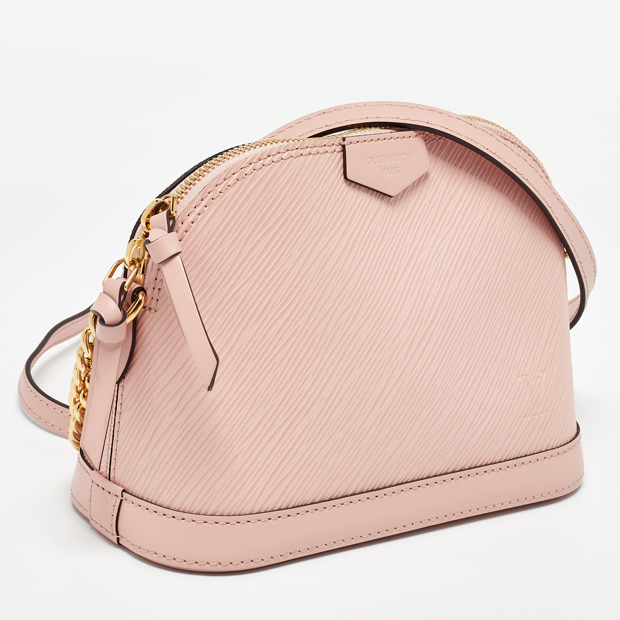 Louis Vuitton Rose Ballerine Epi Leather Mini Alma Bag