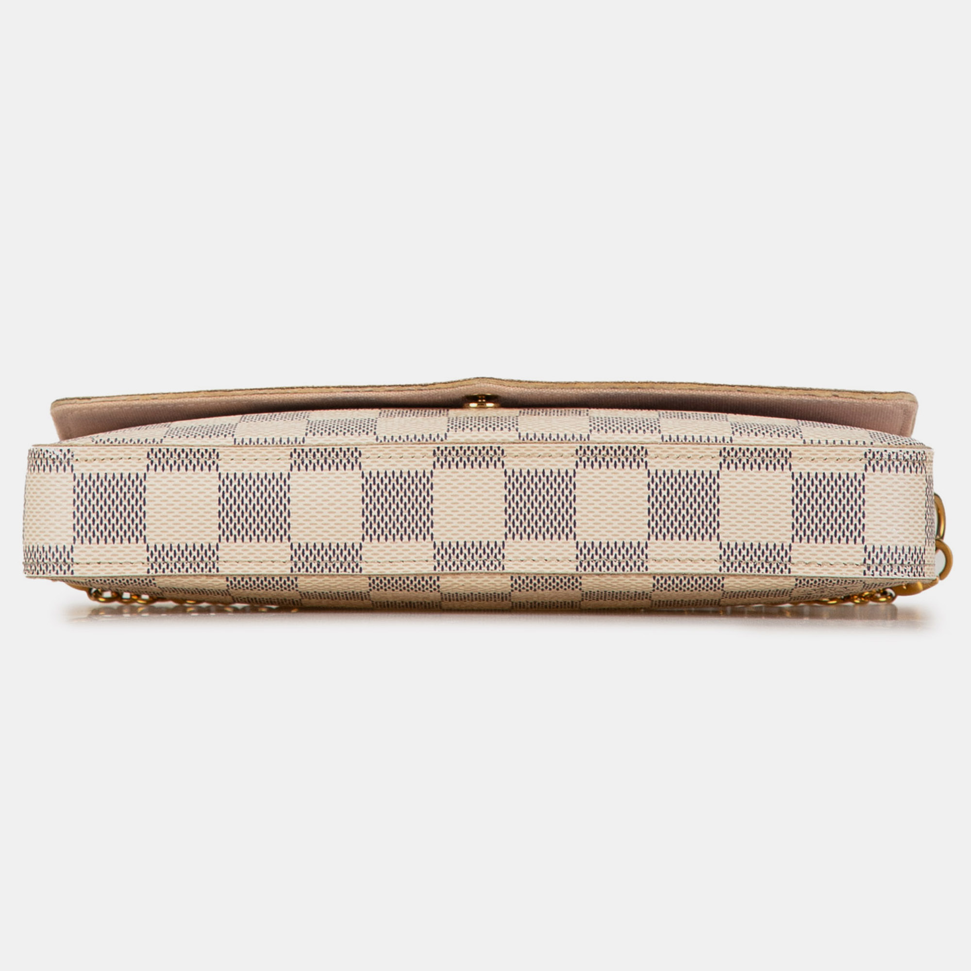 Louis Vuitton Damier Azur Pochette Felicie Chain Shoulder Bag