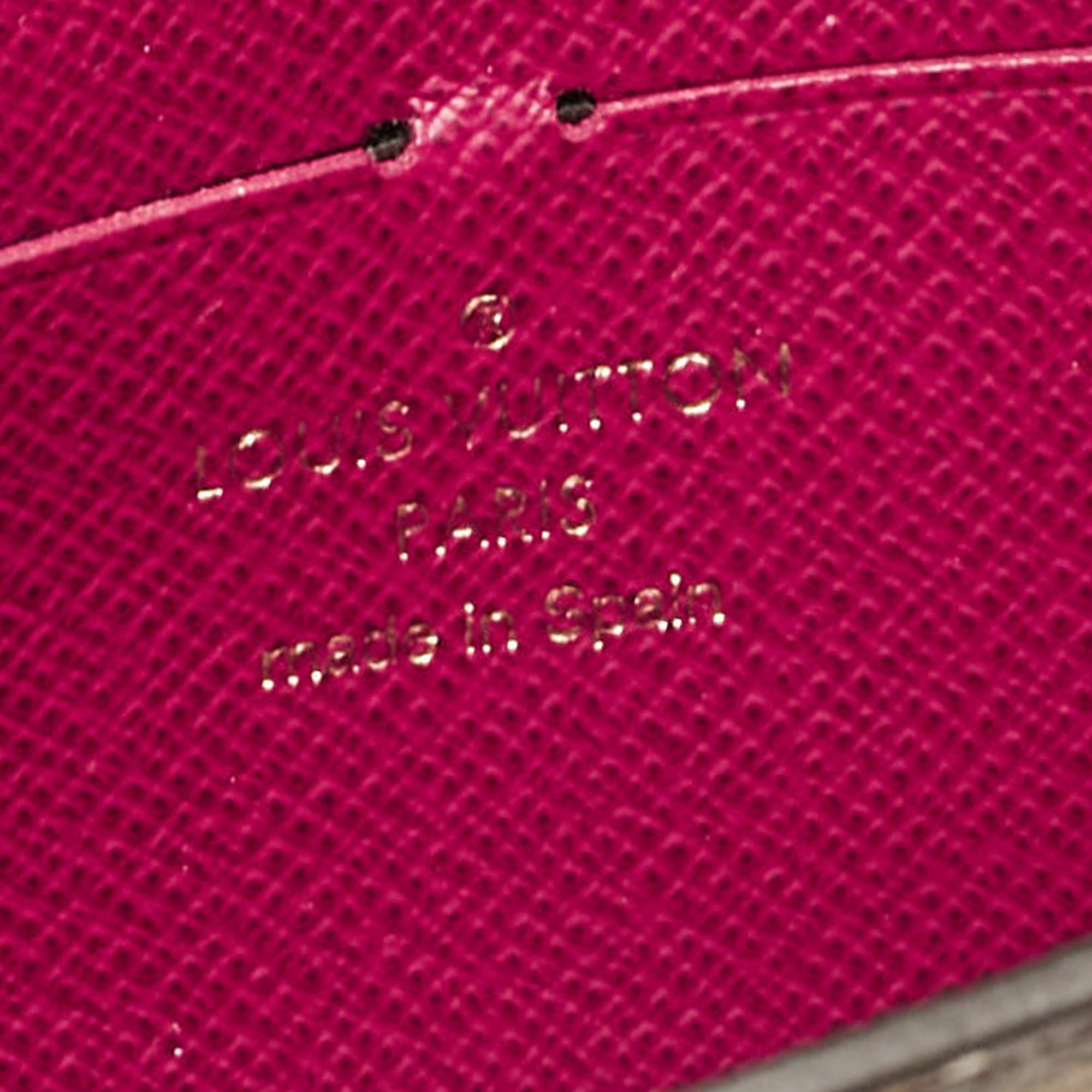 Louis Vuitton Fuchsia Monogram Canvas Jeanne Wallet