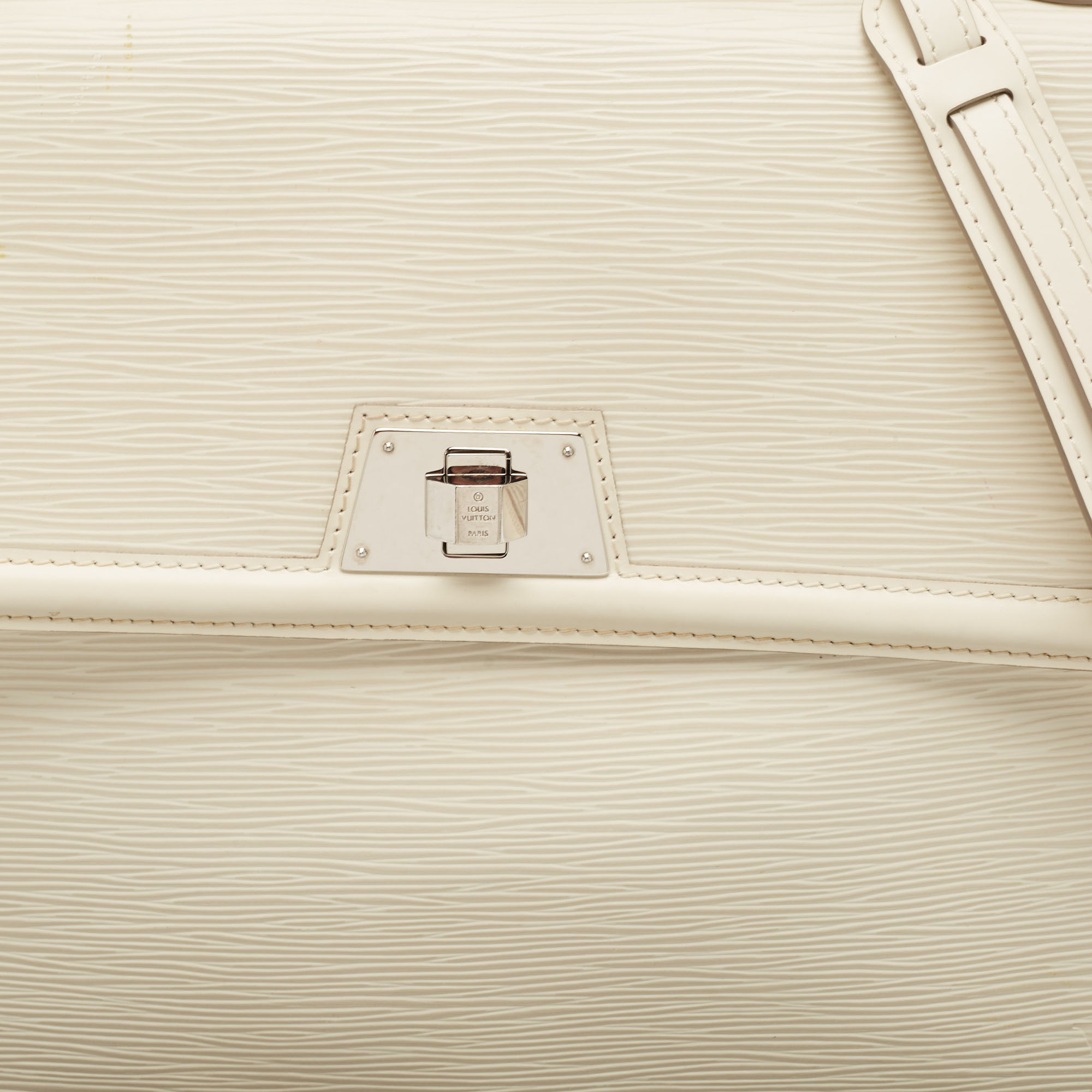 Louis Vuitton Ivory Epi Leather Sevigne GM Bag