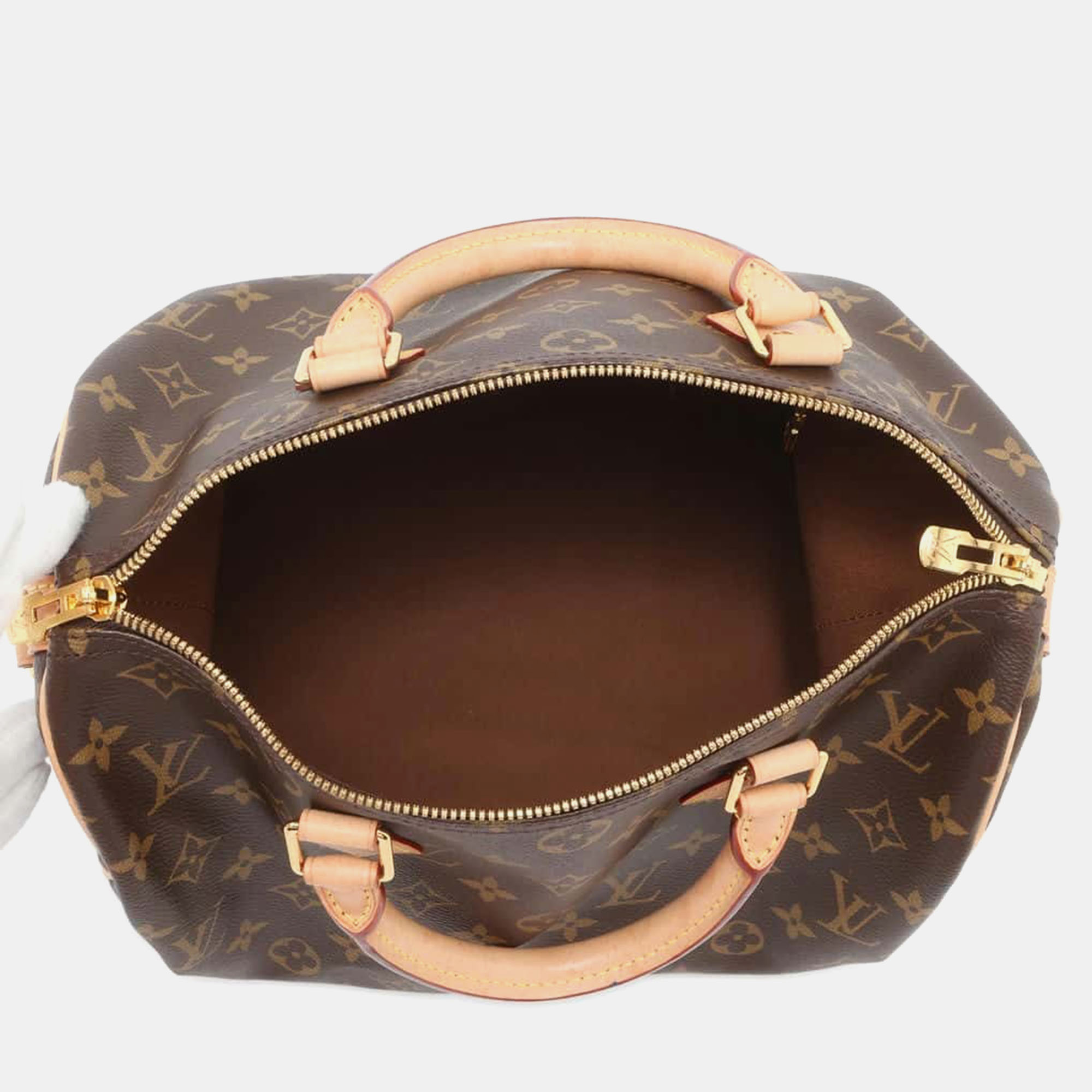 Louis Vuitton Brown Monogram Speedy Bandouliere 30 Satchel Bag