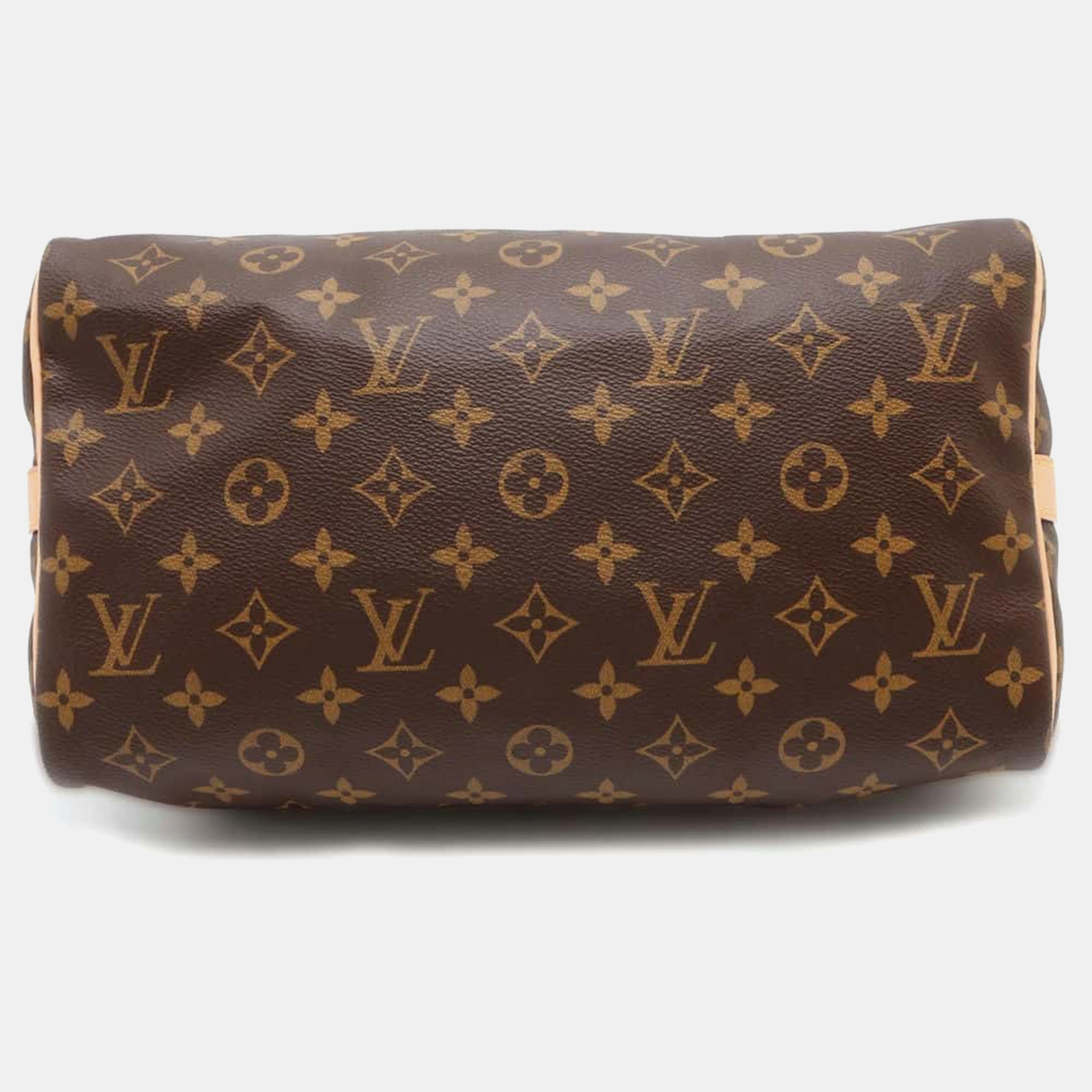 Louis Vuitton Brown Monogram Speedy Bandouliere 30 Satchel Bag