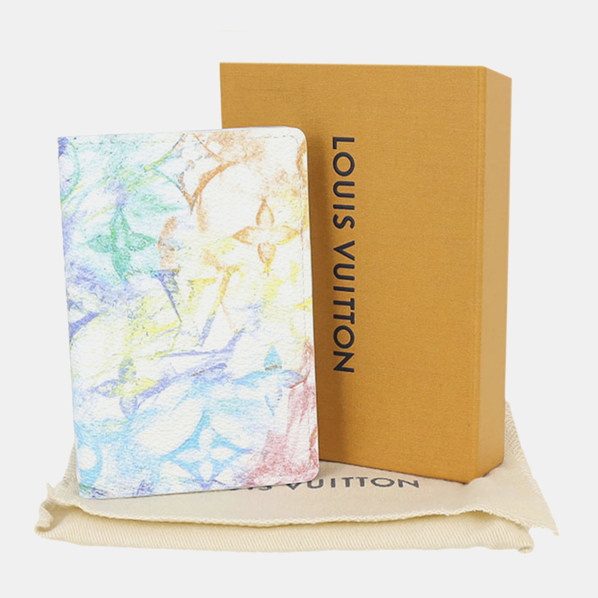 Louis Vuitton Multicolour Leather Monogram Watercolor Card Holder