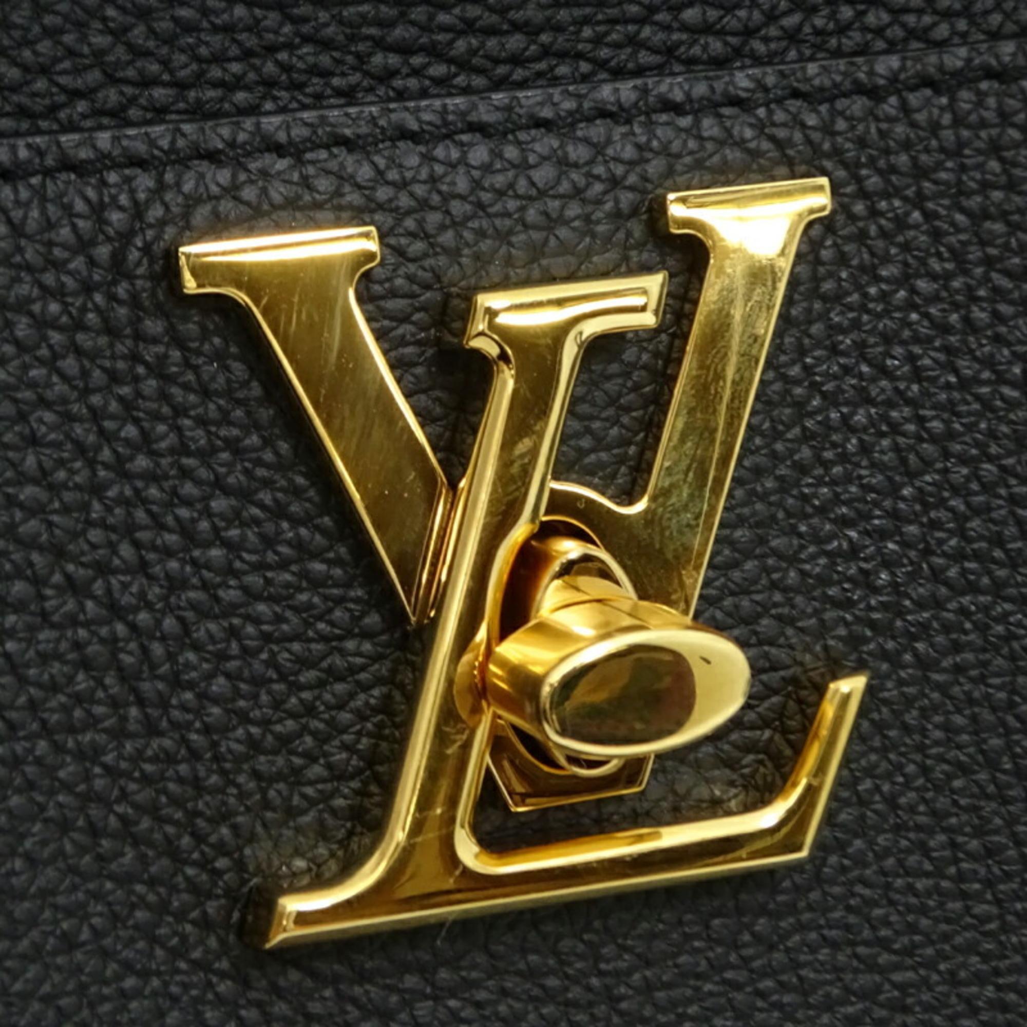 Louis Vuitton Black Grained Calf Leather Rock & Walk Bag