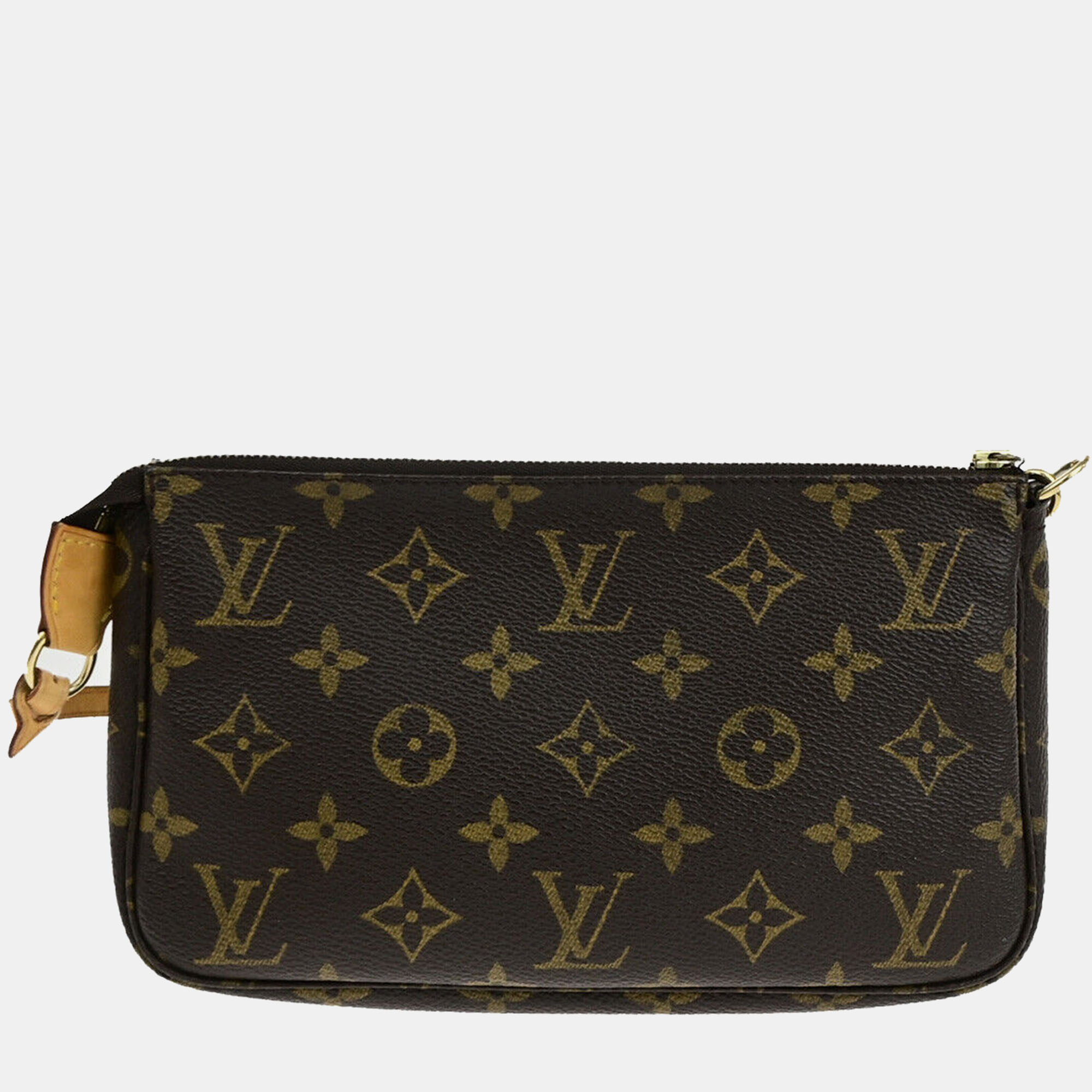 Louis Vuitton Brown Canvas Pochette Accessoires Shoulder Bag