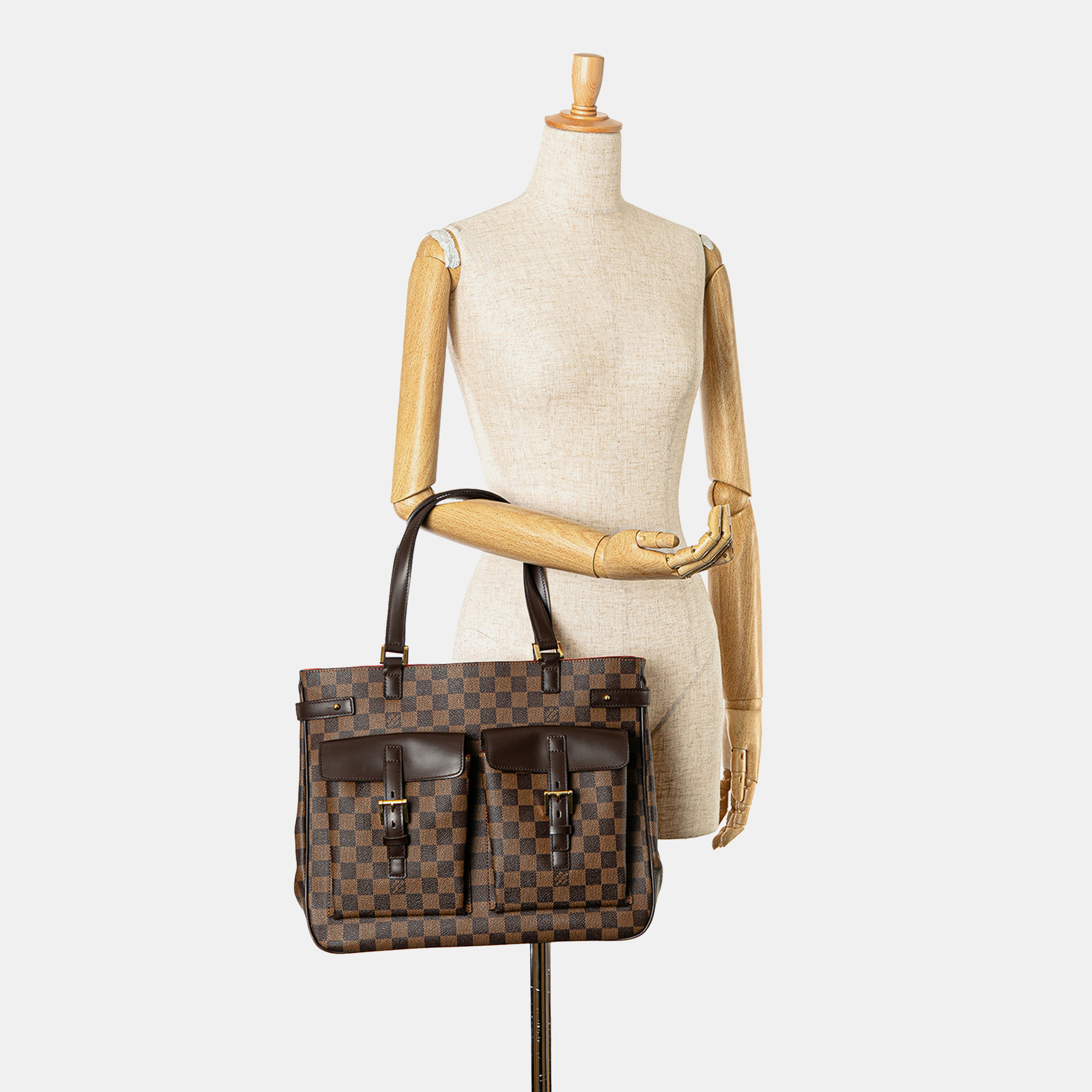 Louis Vuitton Brown Damier Ebene Uzes Bag