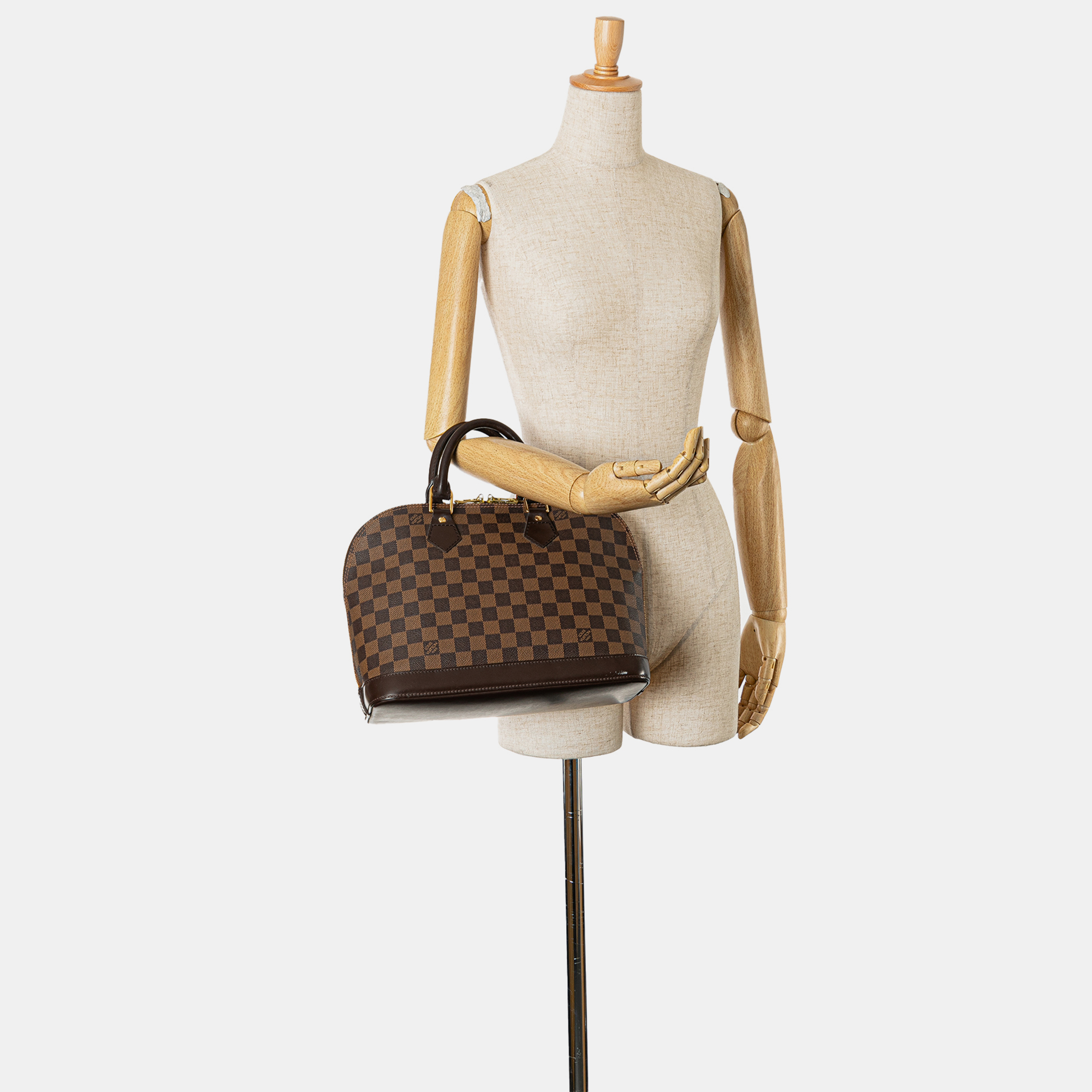 Louis Vuitton Brown Damier Ebene Alma PM Bag