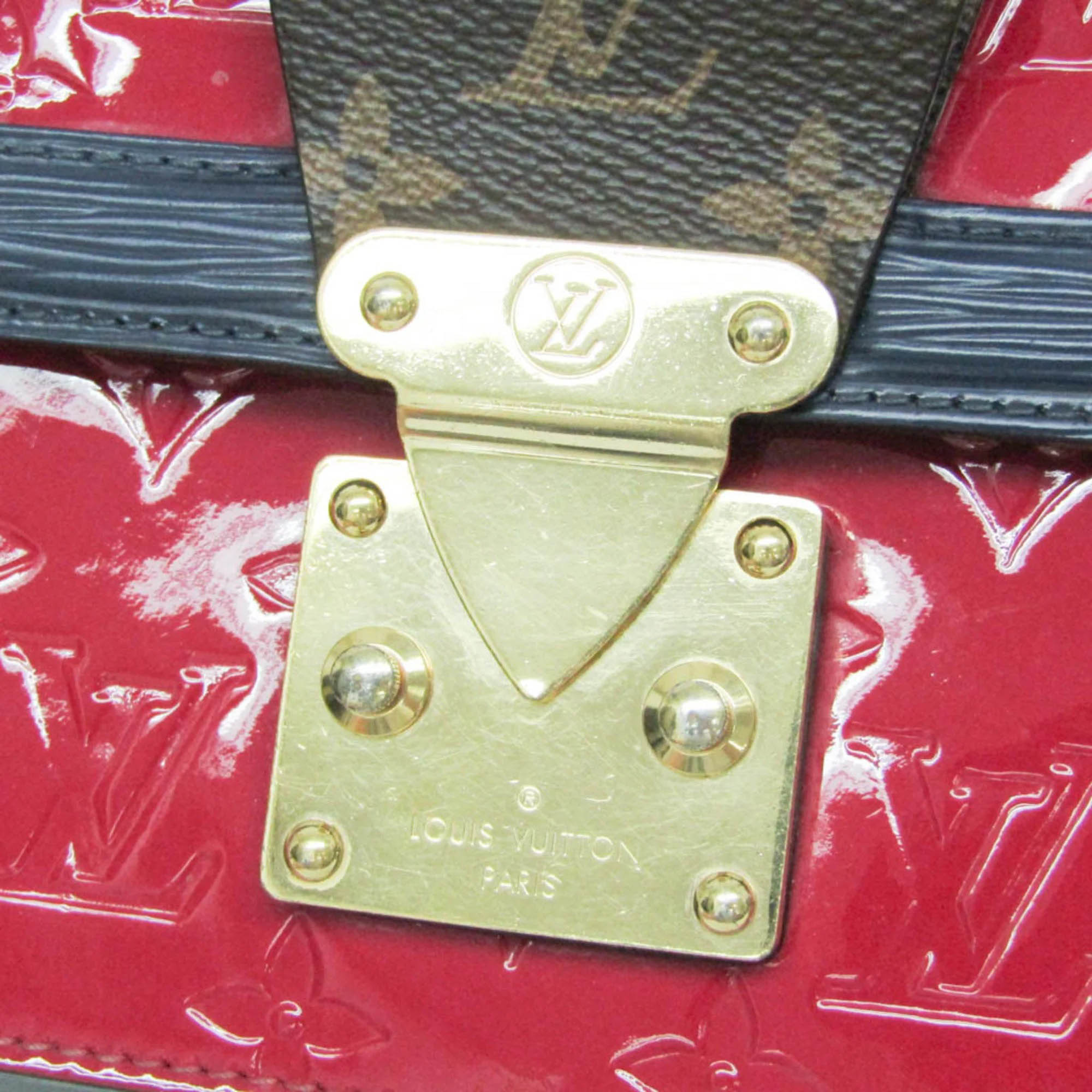 Louis Vuitton Red/Blue Monogram Vernis Leather Wynwood Shoulder Bag