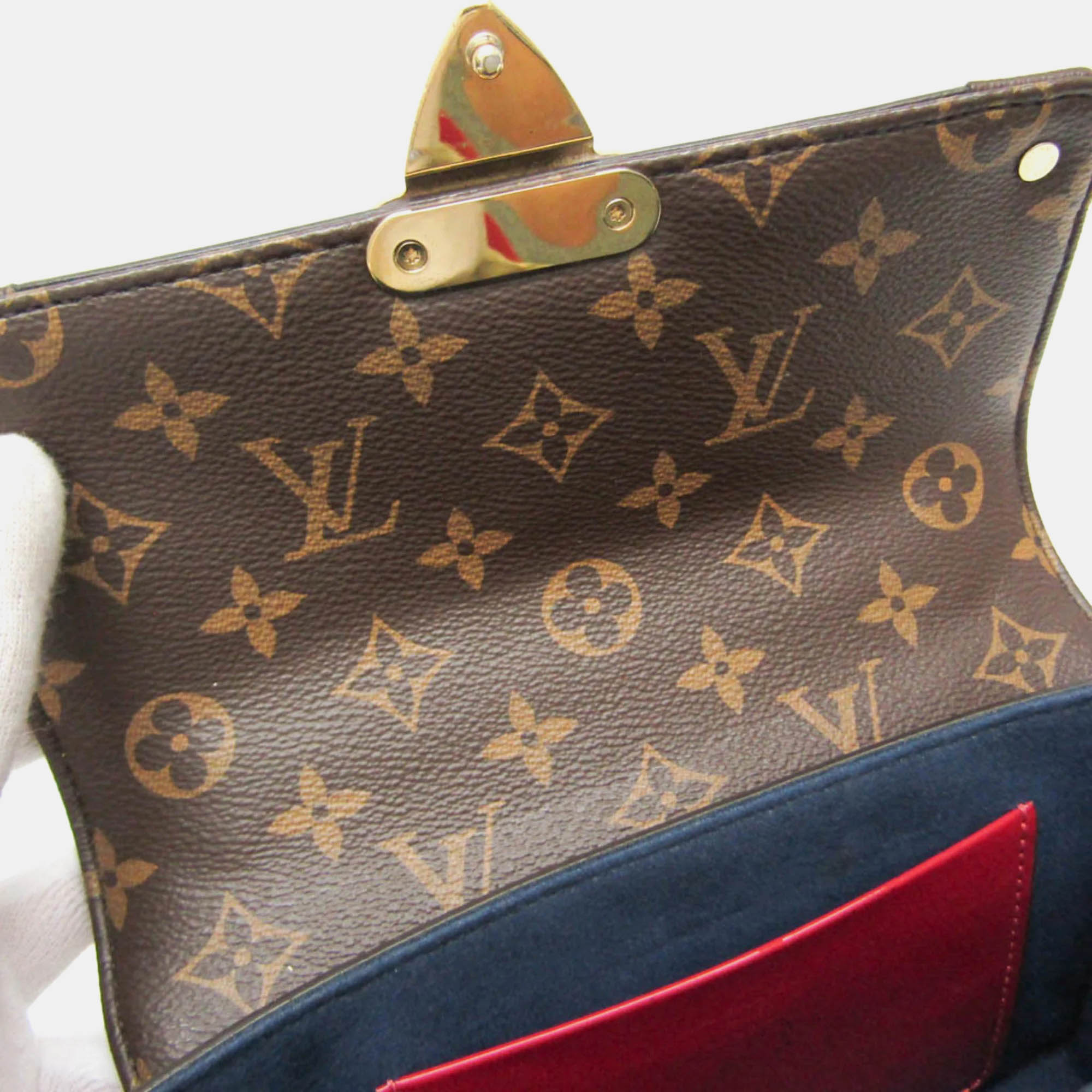 Louis Vuitton Red/Blue Monogram Vernis Leather Wynwood Shoulder Bag