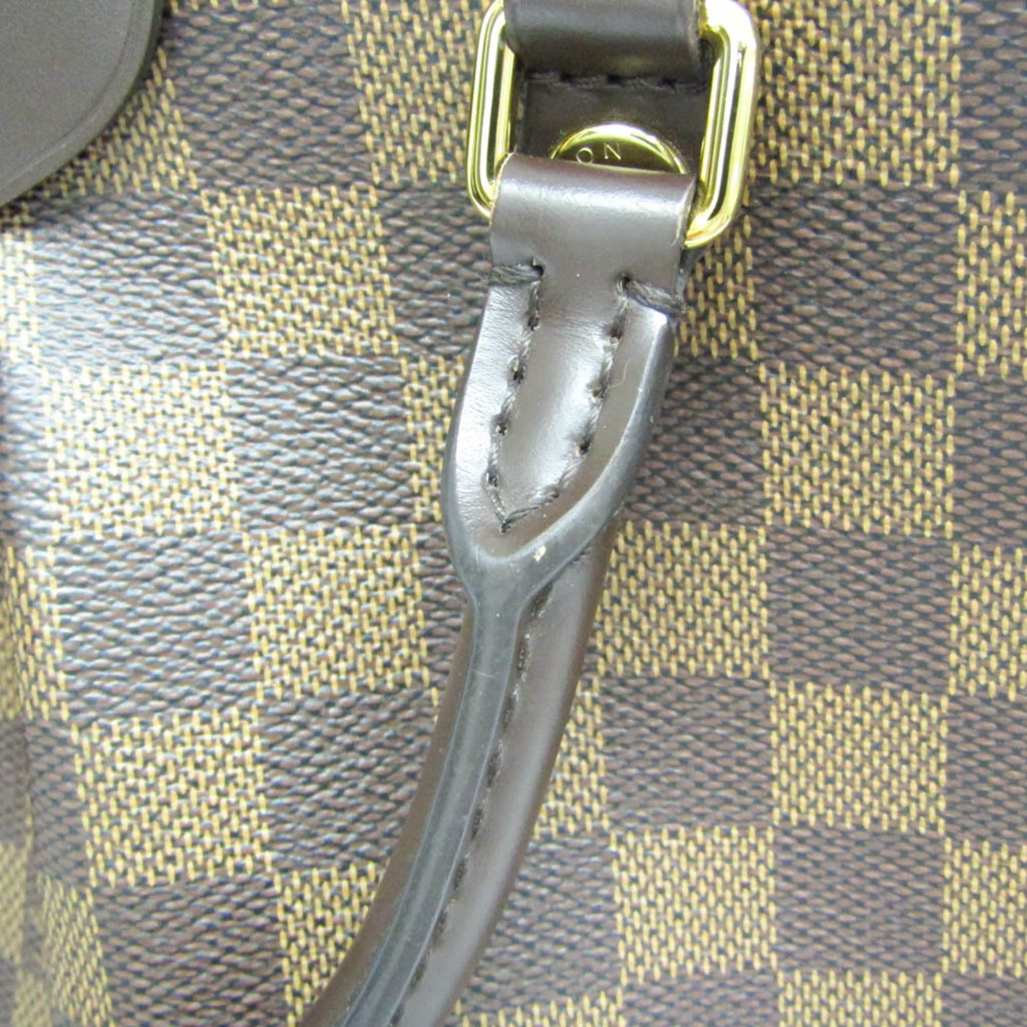 Louis Vuitton Brown Damier Ebene Canvas Siena MM Tote Bag