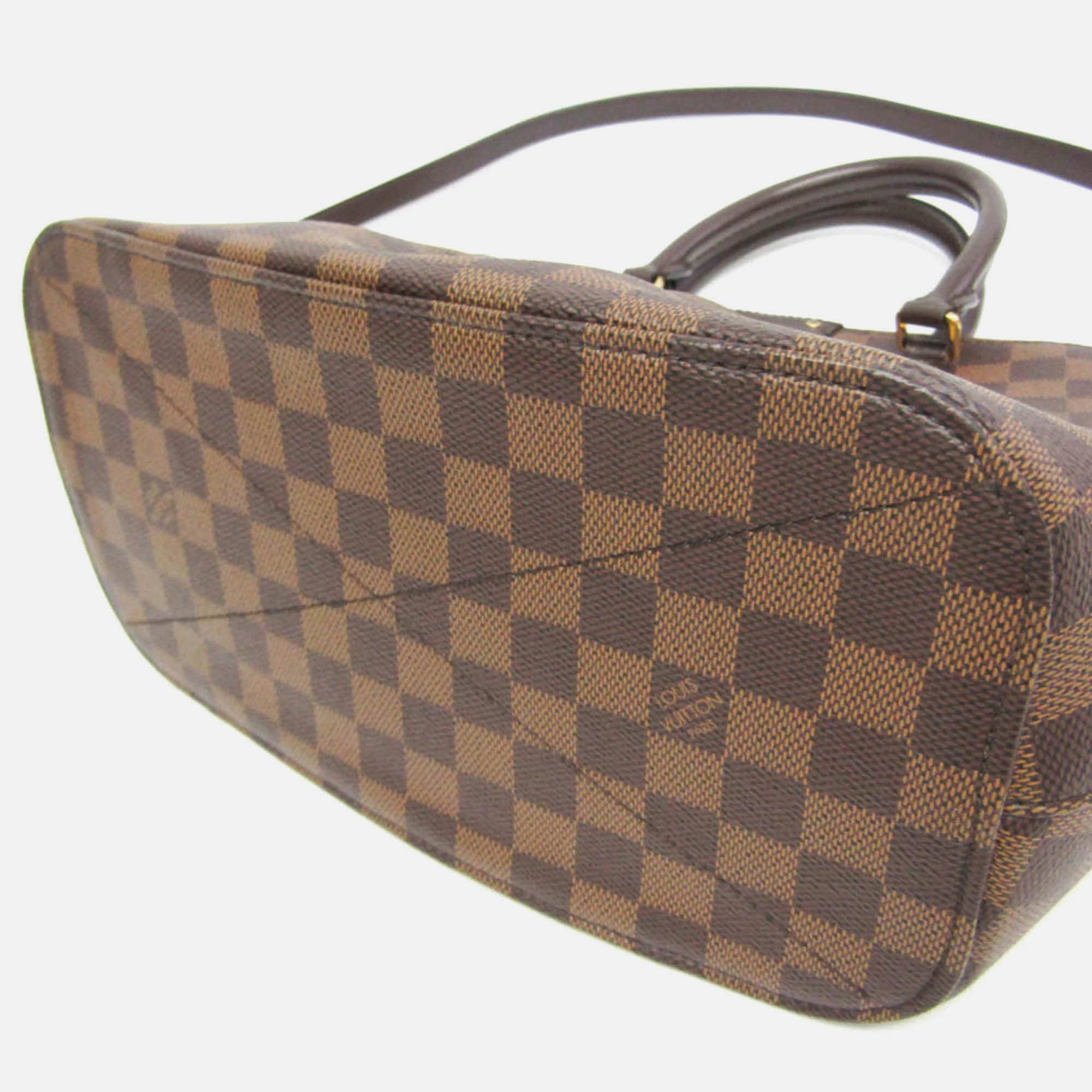 Louis Vuitton Brown Damier Ebene Canvas Siena MM Tote Bag