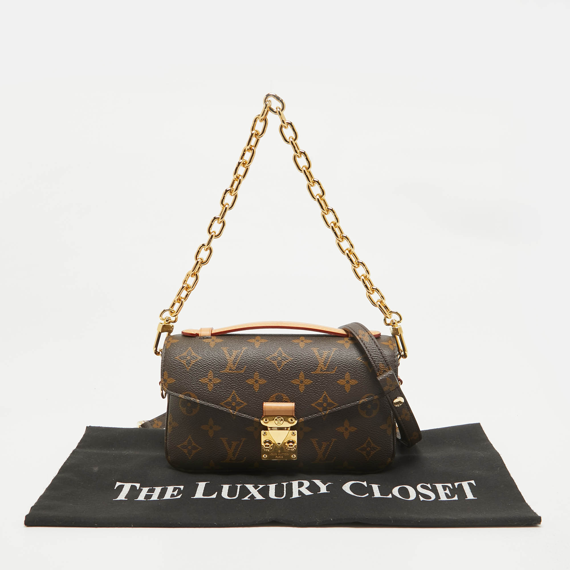 Louis Vuitton Monogram Canvas Pochette Metis East West Bag