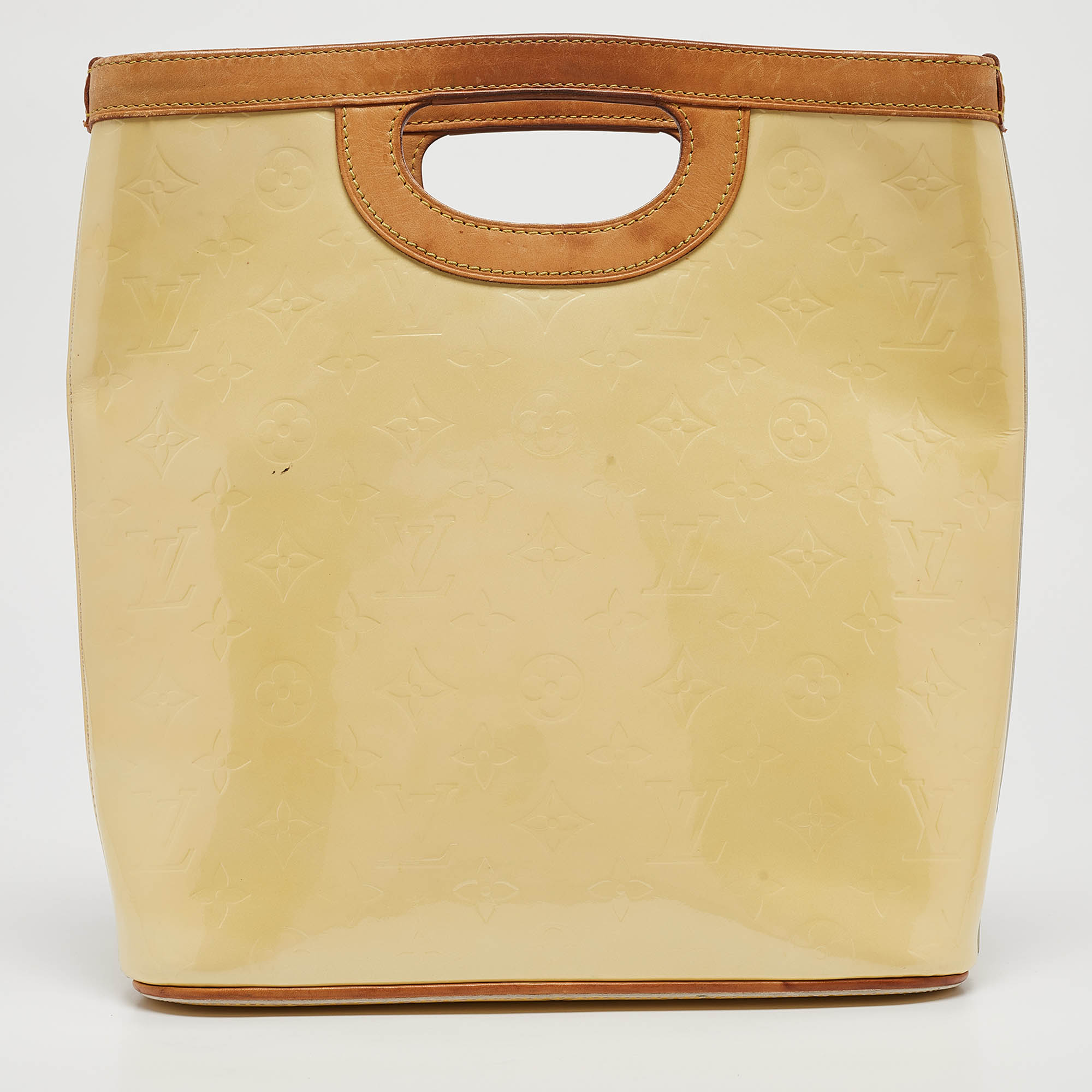 Louis Vuitton Cream Monogram Vernis Stillwood Vertical Bag