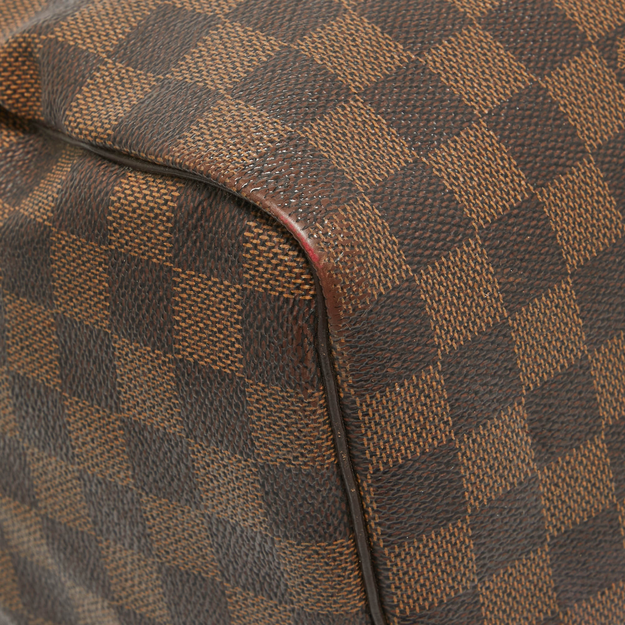 Louis Vuitton Damier Ebene Canvas Speedy 35 Bag