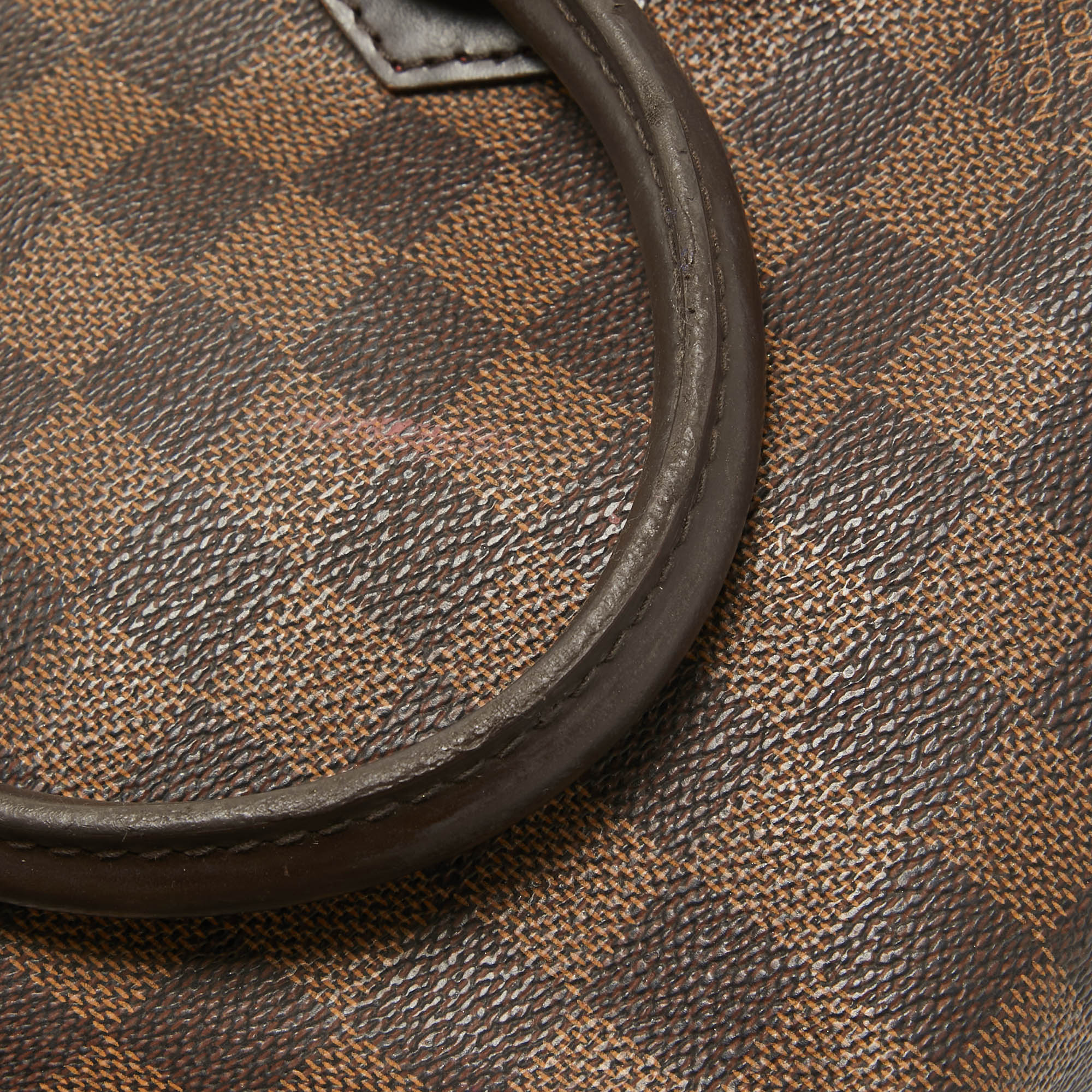 Louis Vuitton Damier Ebene Canvas Speedy 35 Bag