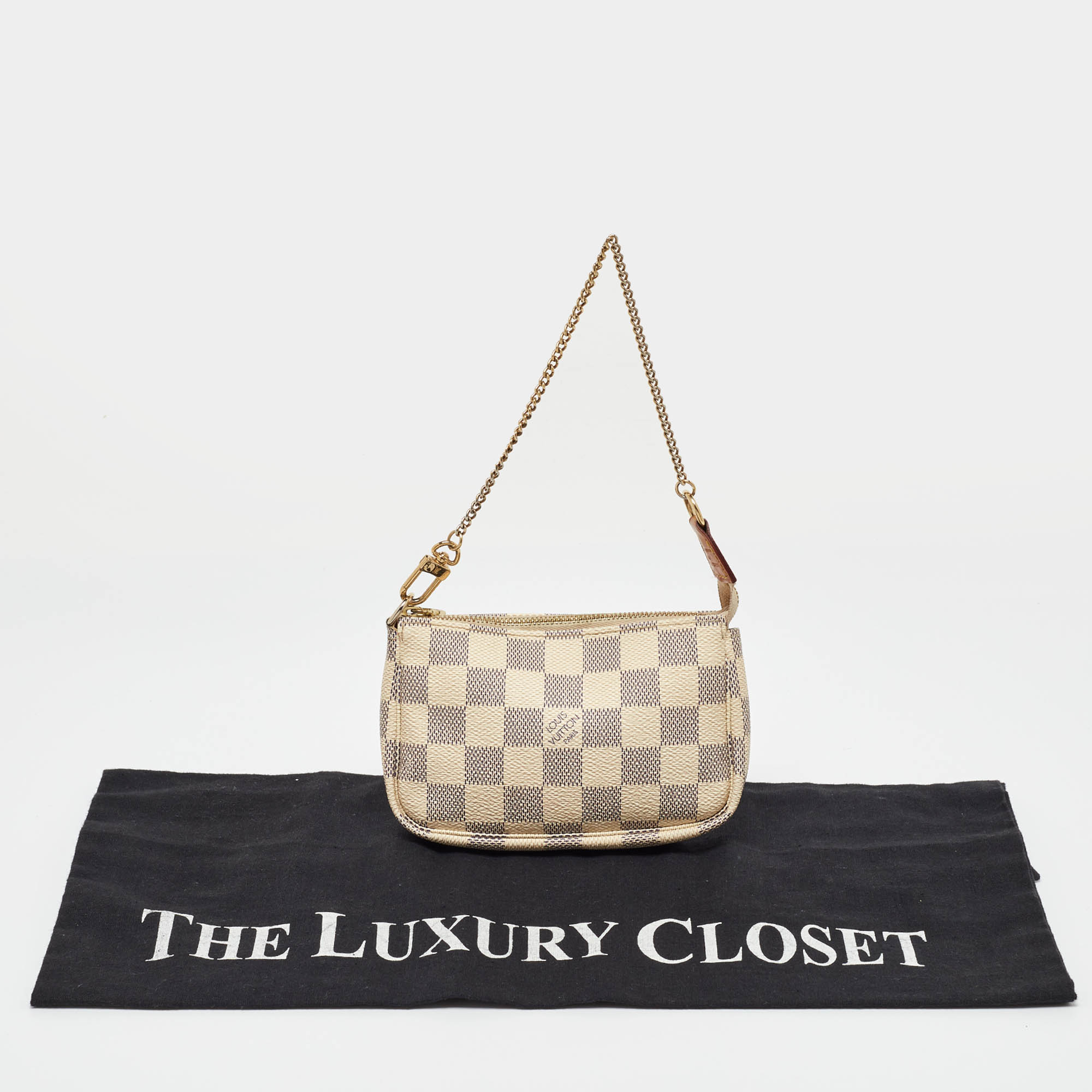 Louis Vuitton Damier Azur Canvas Mini Pochette Accessoires