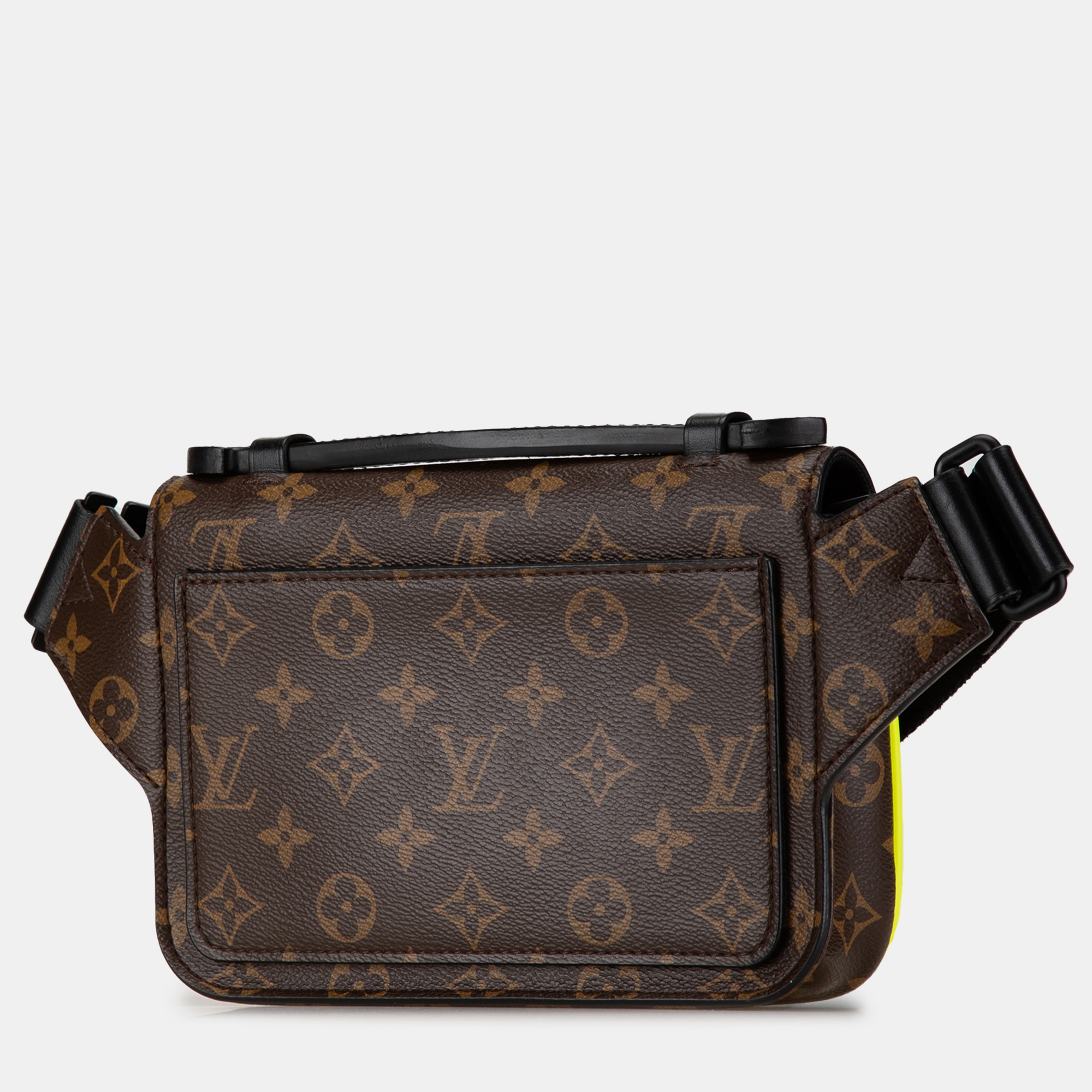 Louis Vuitton Brown Monogram Macassar S Lock Sling Bag