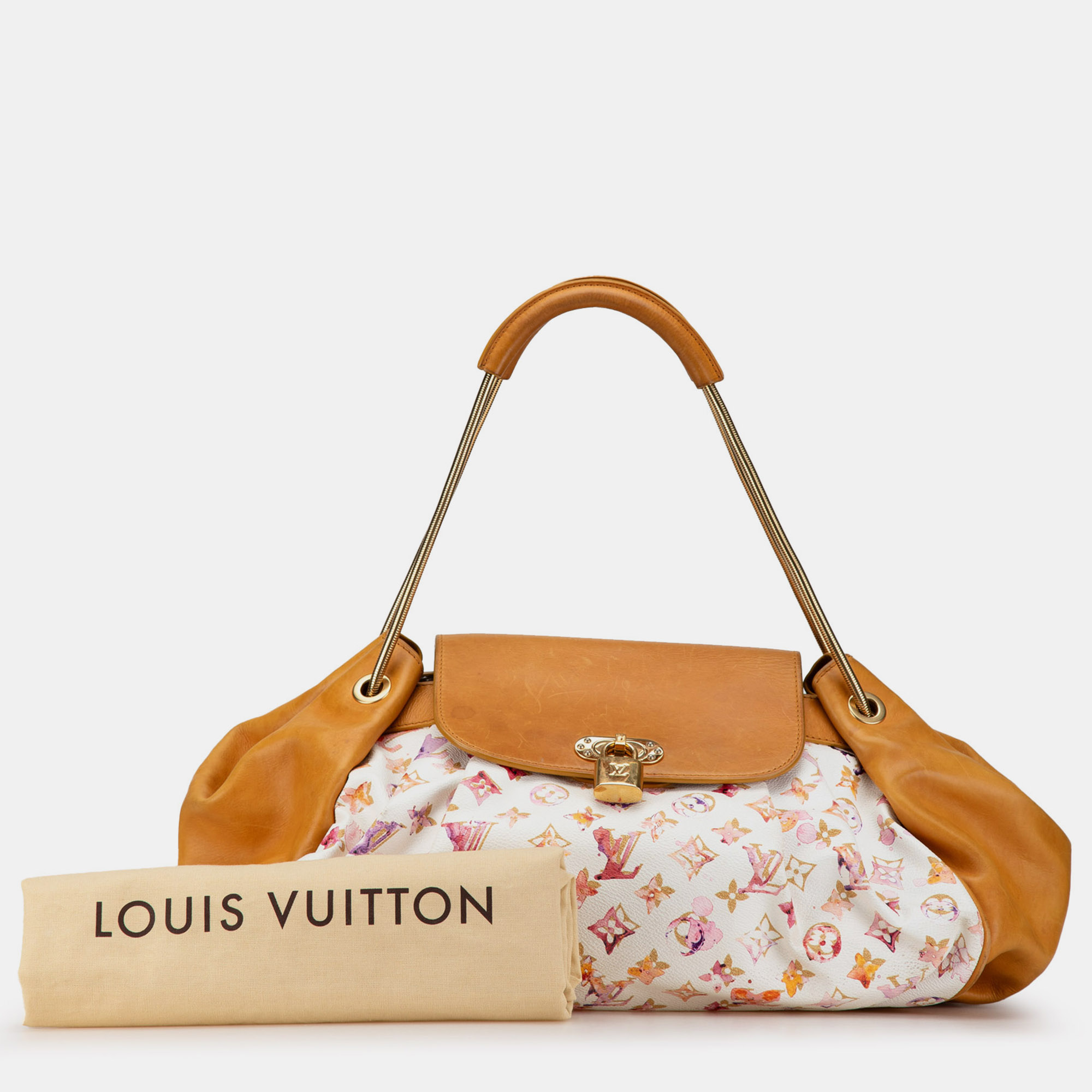 Louis Vuitton X Richard Prince Monogram Leather Watercolor Aquarelle Jamais Shoulder Bag