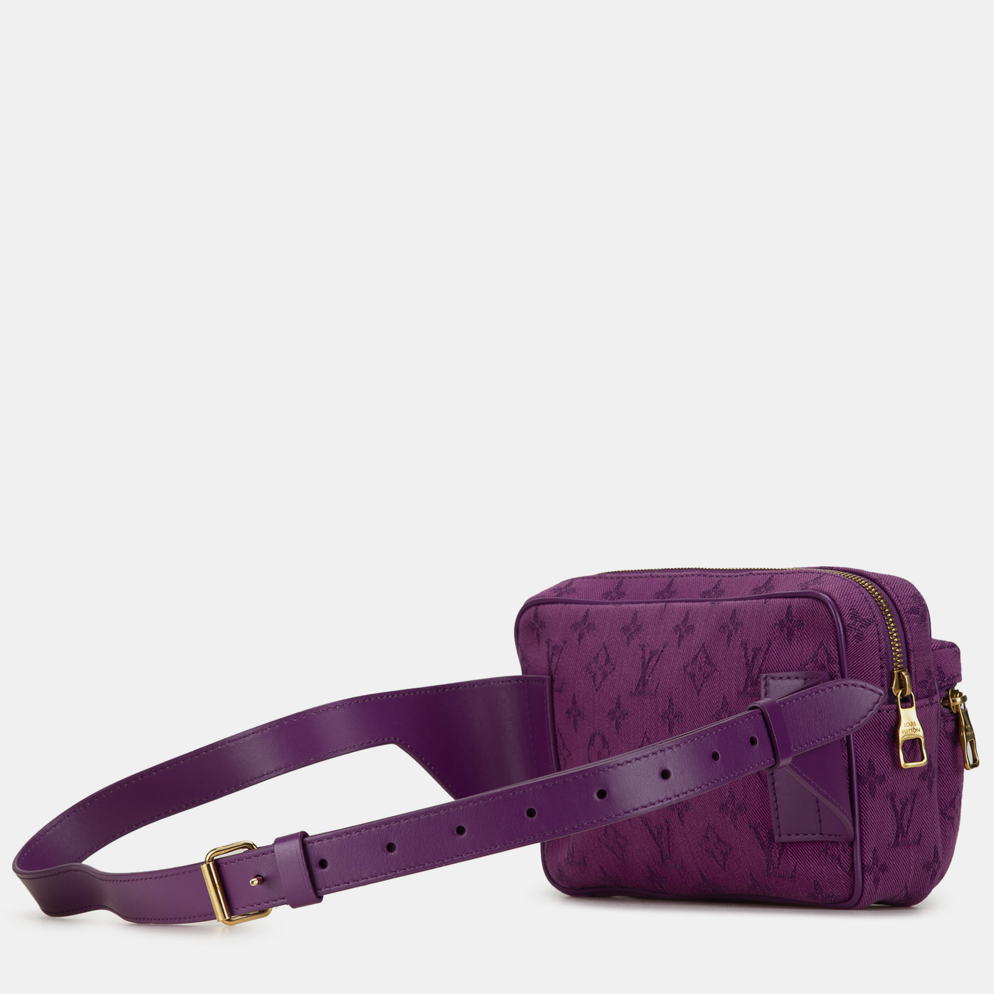 Louis Vuitton Purple Monogram Denim Outdoor Bumbag