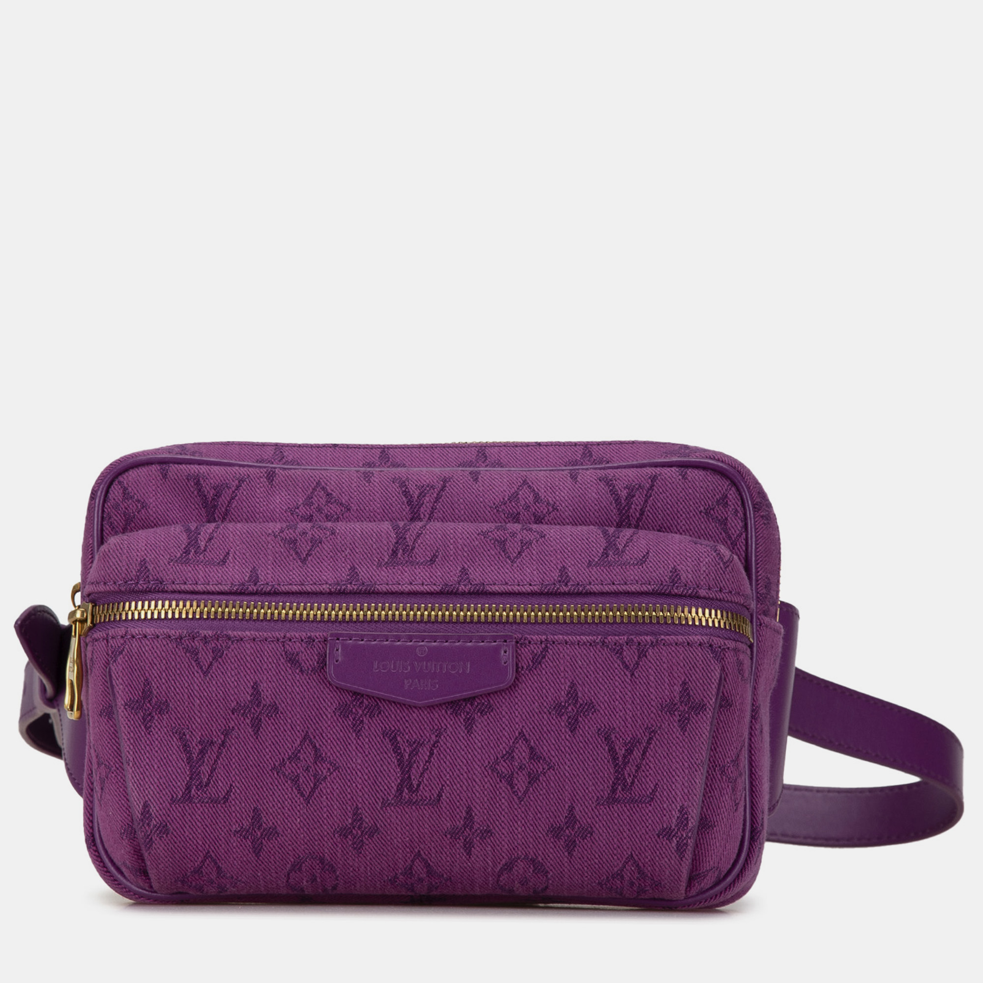 Louis Vuitton Purple Monogram Denim Outdoor Bumbag